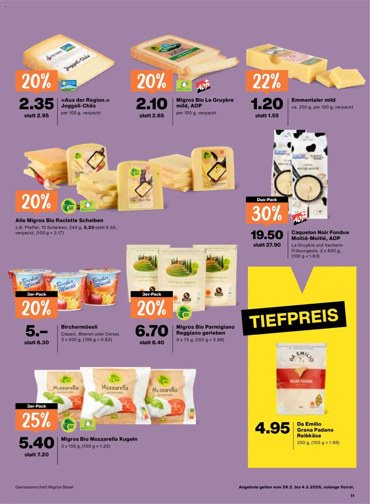 Migros Aktionen (2026-02-26 - 2026-03-04) | 11