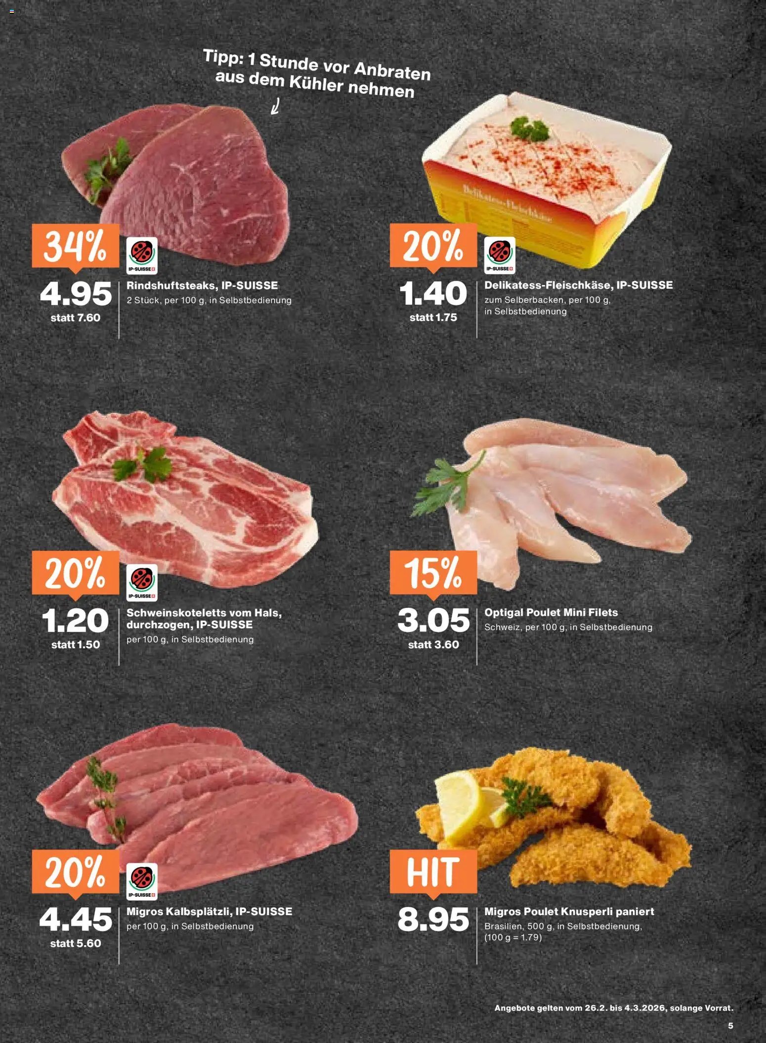 Migros Aktionen (2026-02-26 - 2026-03-04) | 5