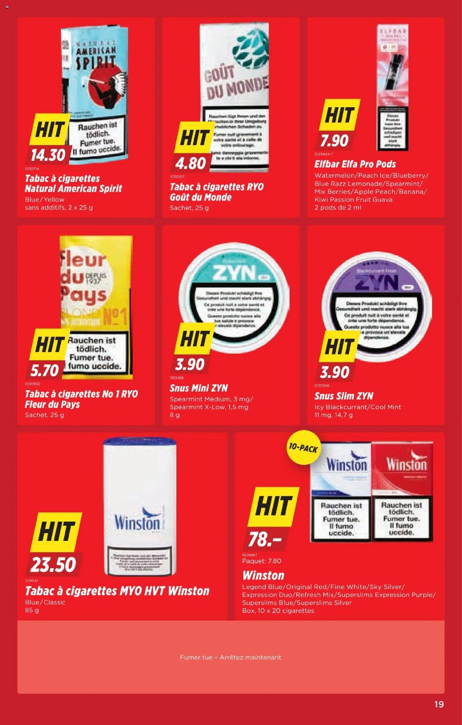 Denner Aktionen FR (2026-01-20 - 2026-01-26) | 19