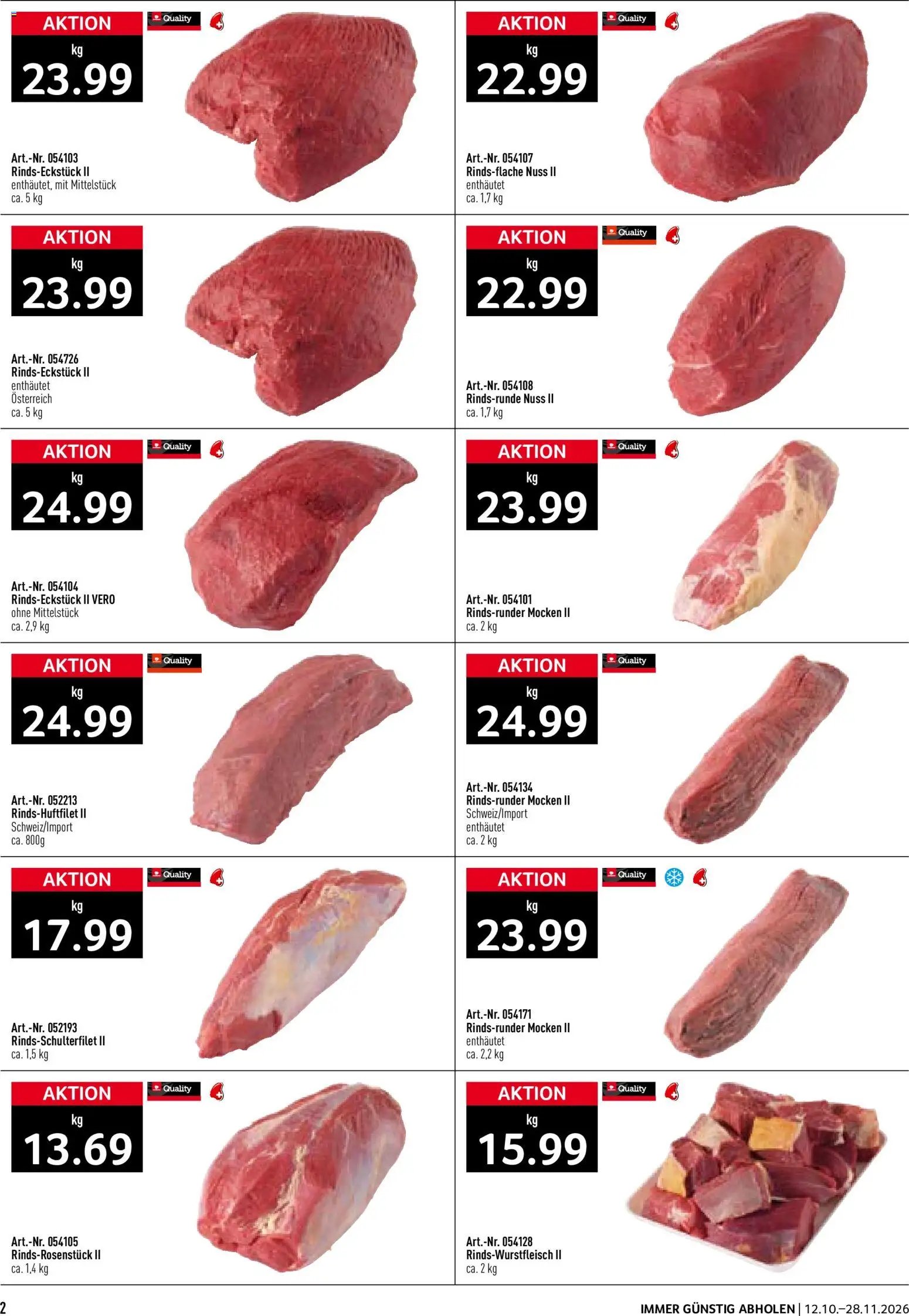 Prodega aktionen Trockenfleisch-Produktion
