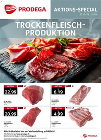 Prodega aktionen Trockenfleisch-Produktion