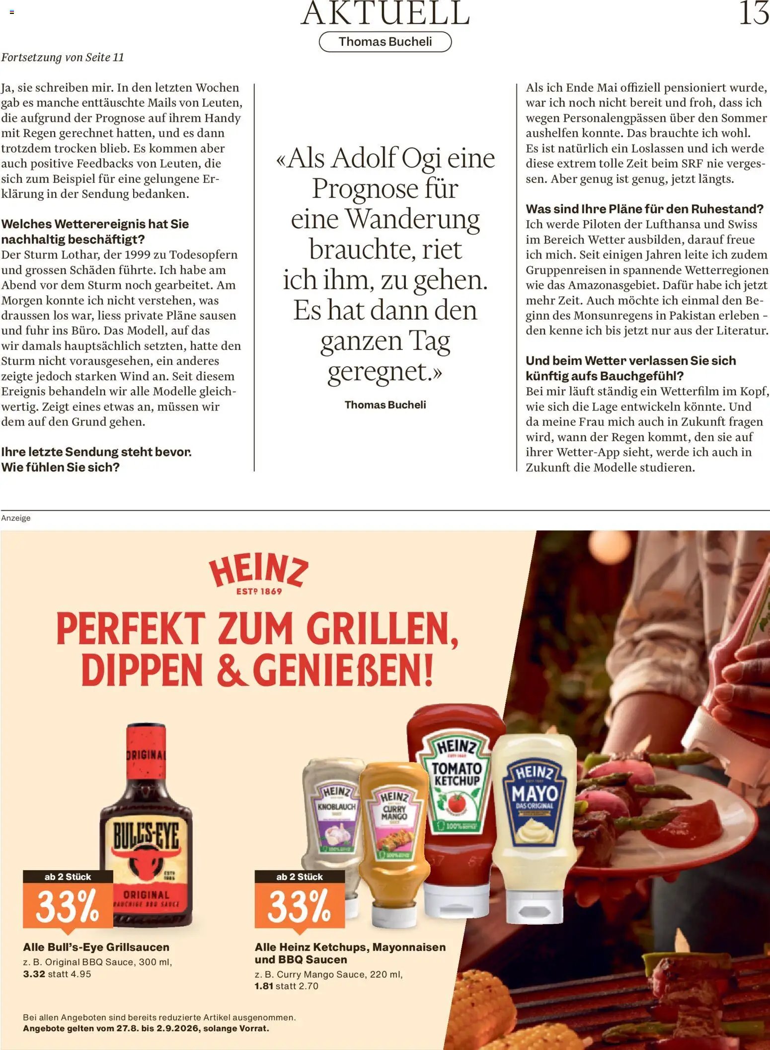 Migros aktionen Magazin