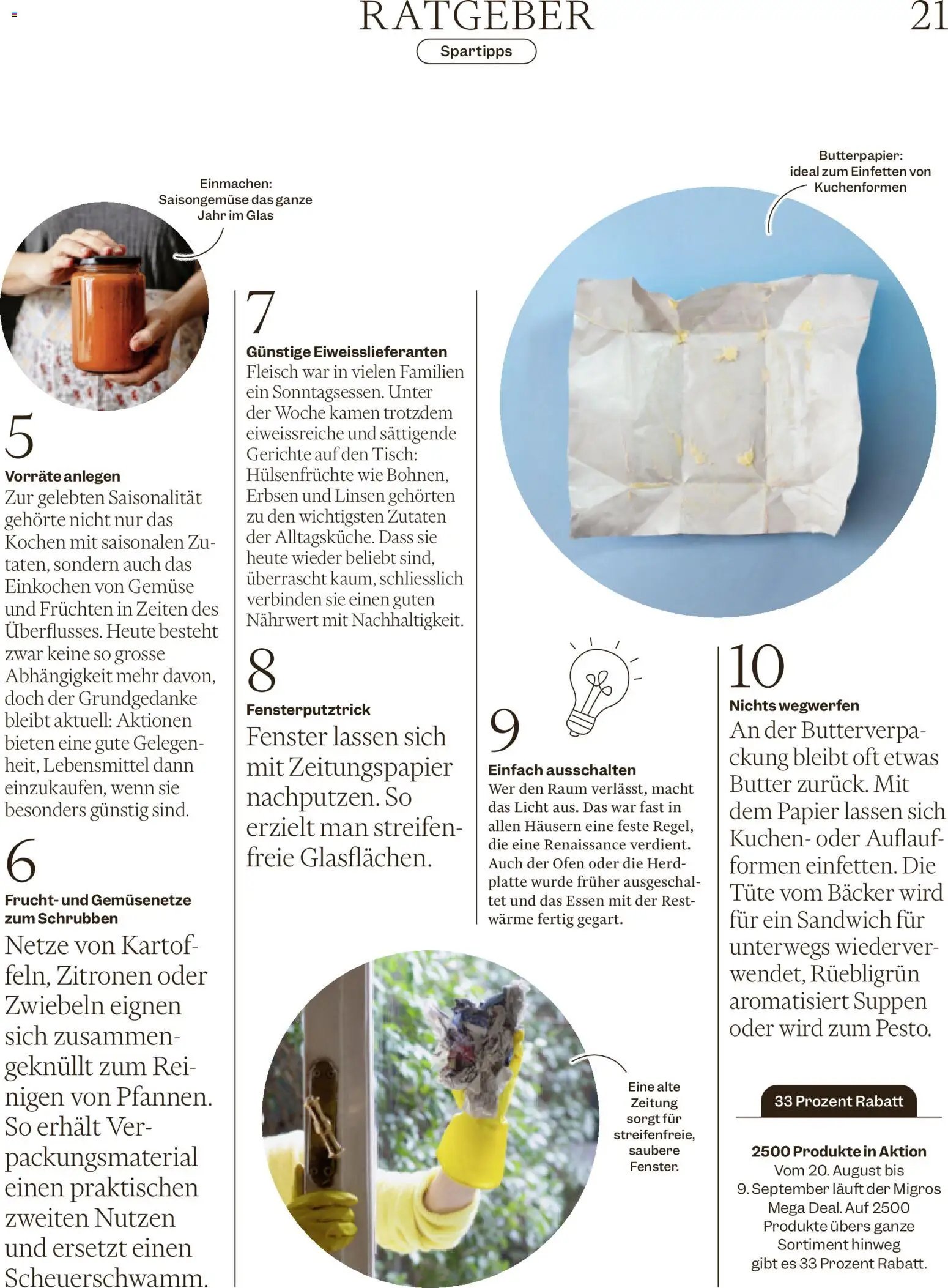 Migros aktionen Magazin
