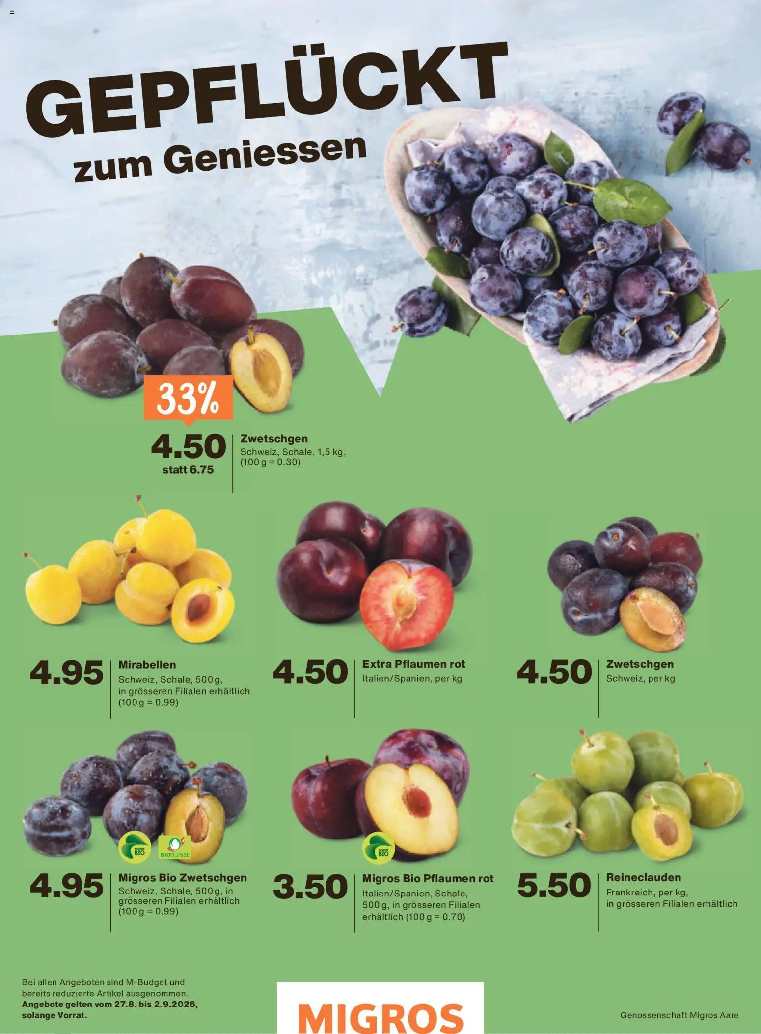 Migros aktionen Magazin