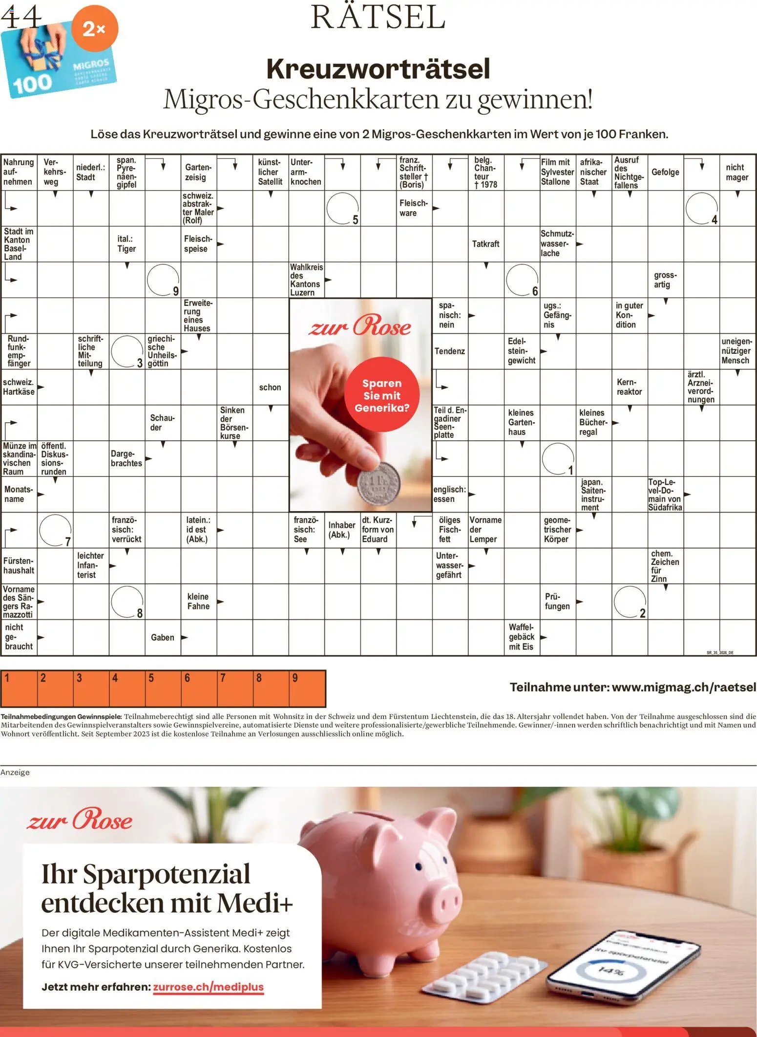 Migros aktionen Magazin