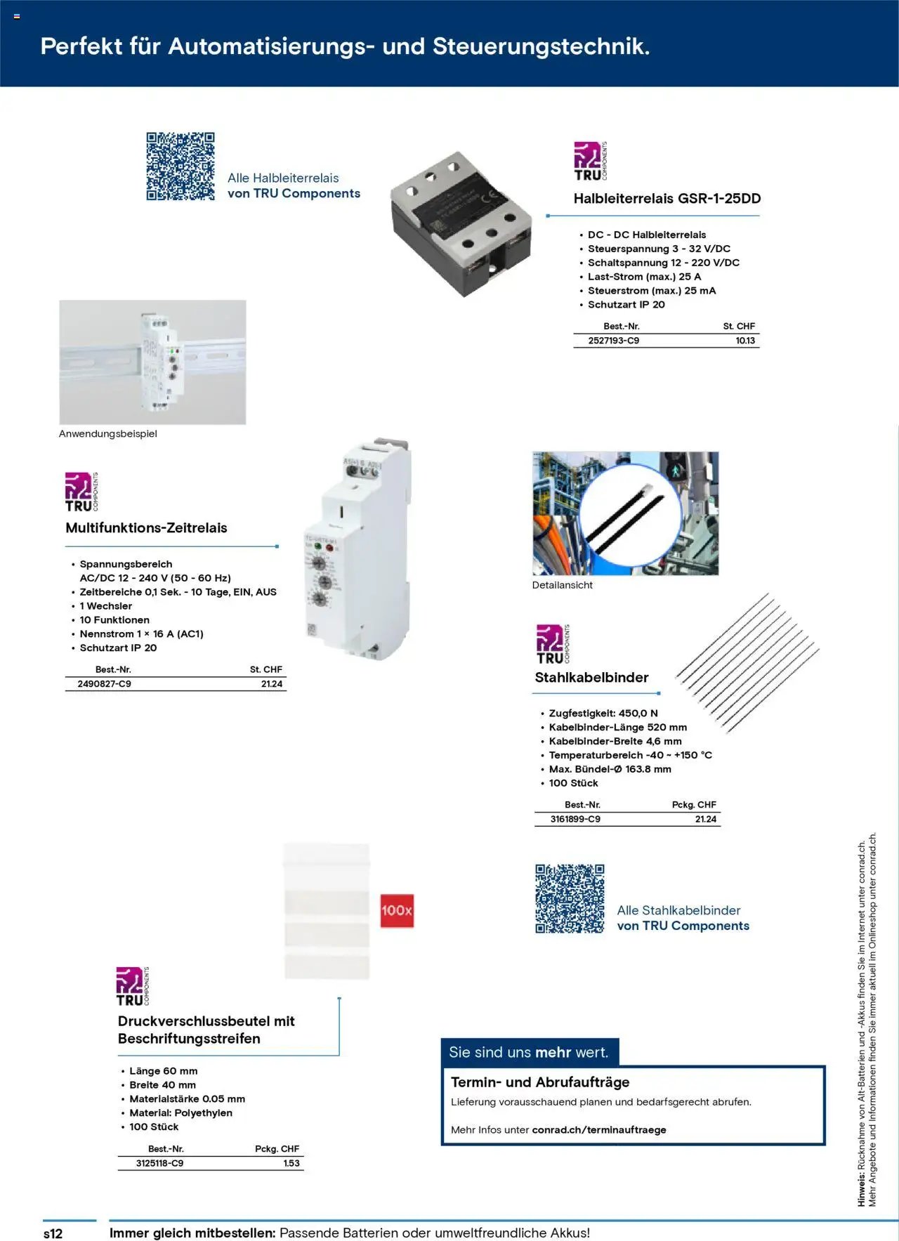 Conrad Katalog ungeplanter Bedarf (2025-05-14 - 2025-12-31) | 12