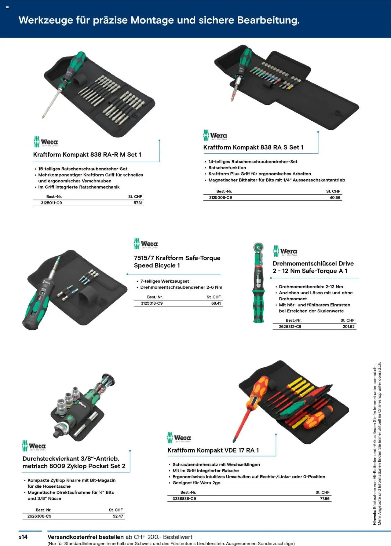 Conrad Katalog ungeplanter Bedarf (2025-05-14 - 2025-12-31) | 14