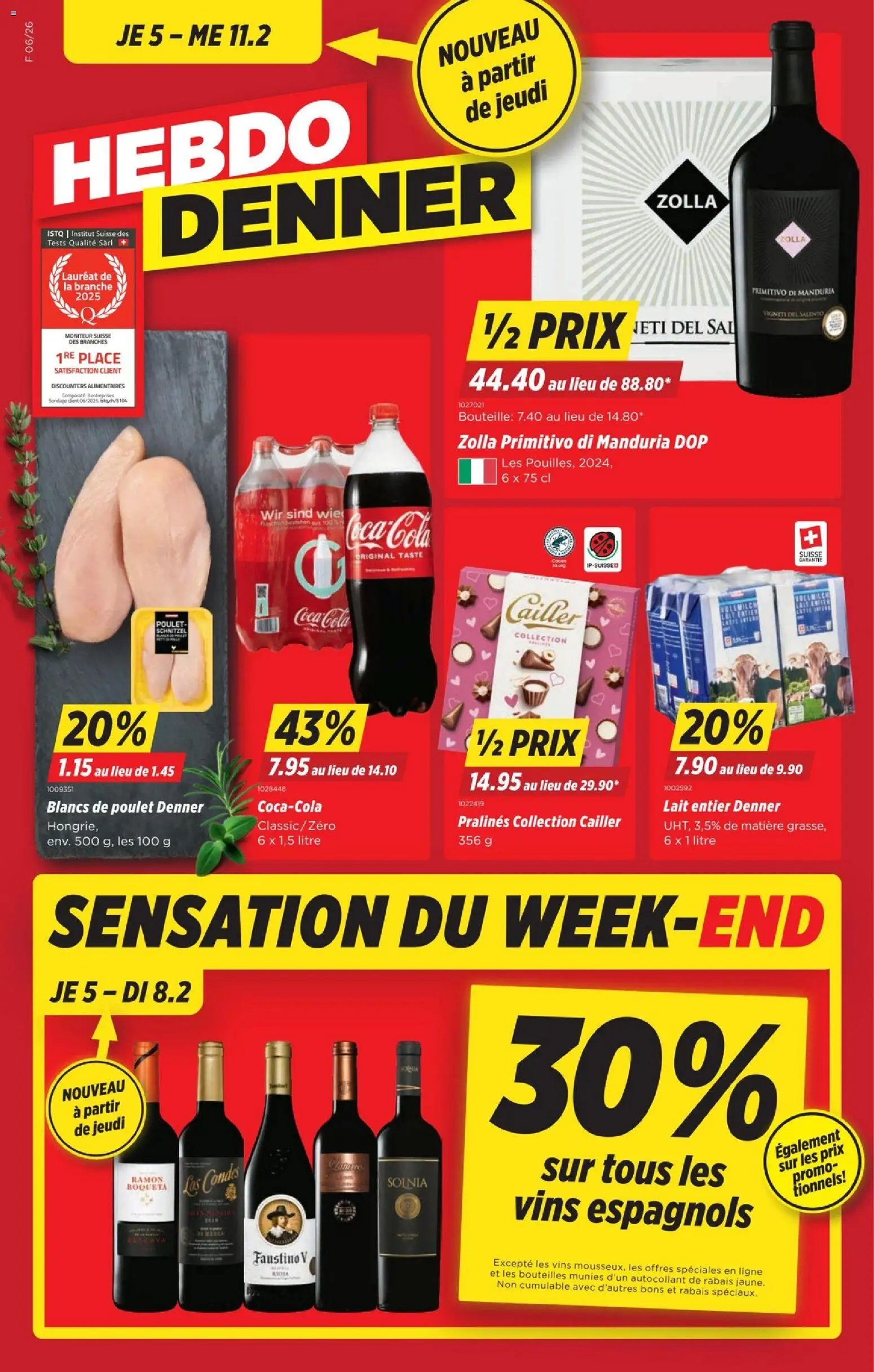 Denner Aktionen FR (2026-02-05 - 2026-02-11)