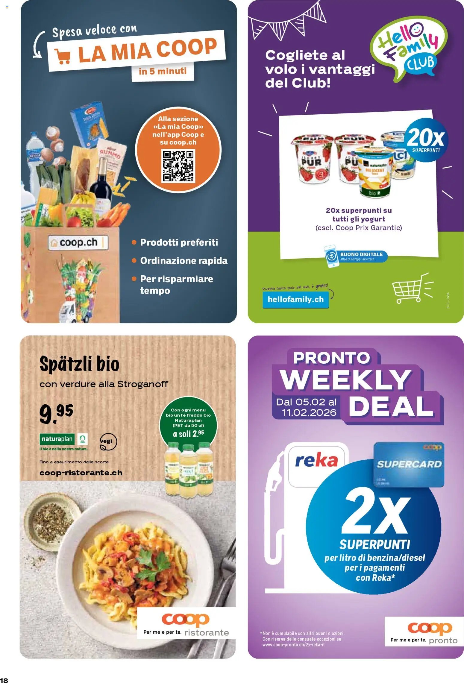 Coop - Una settimana di azioni (2026-02-05 - 2026-02-11)