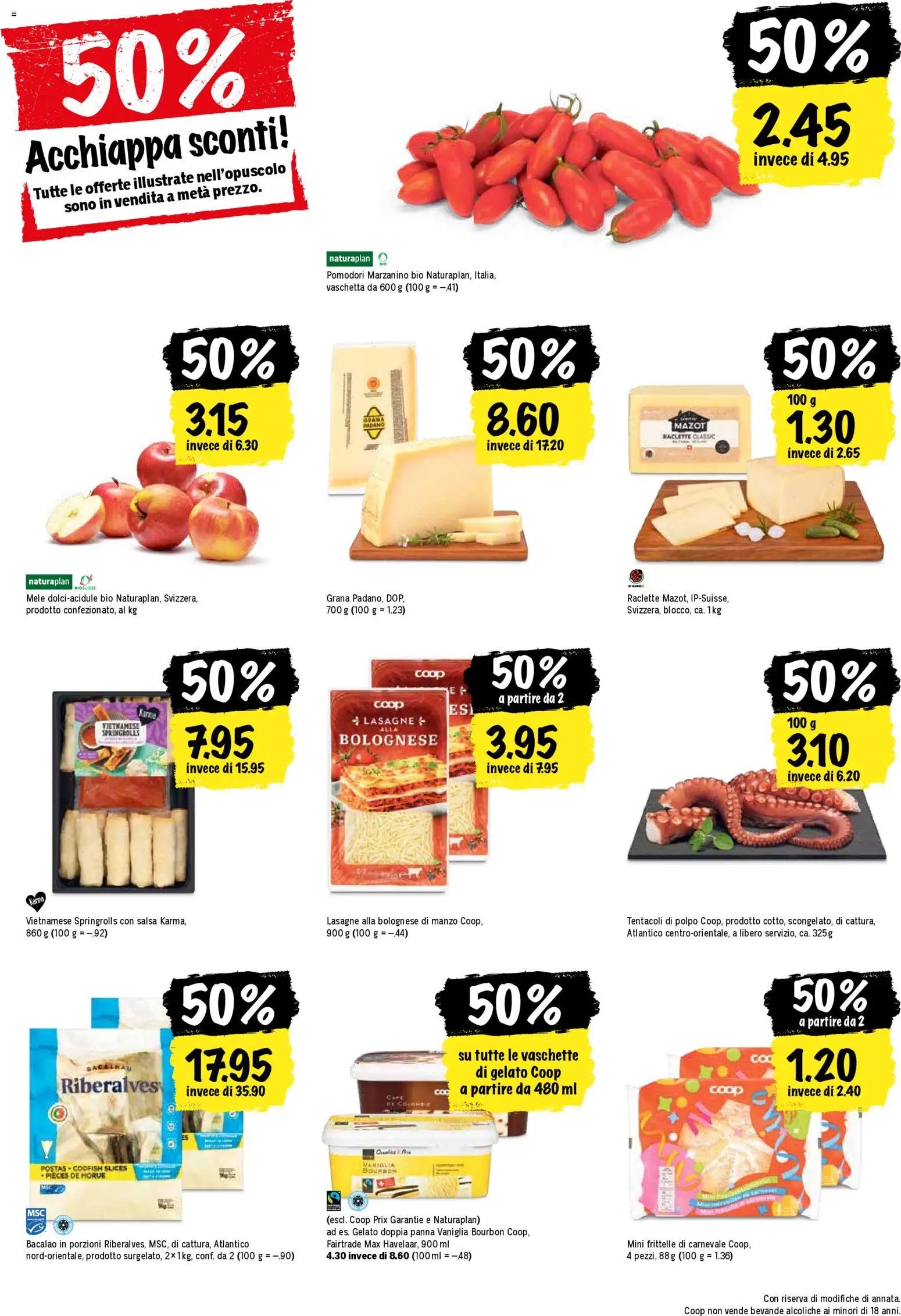 Coop - Una settimana di azioni (2026-02-05 - 2026-02-11)