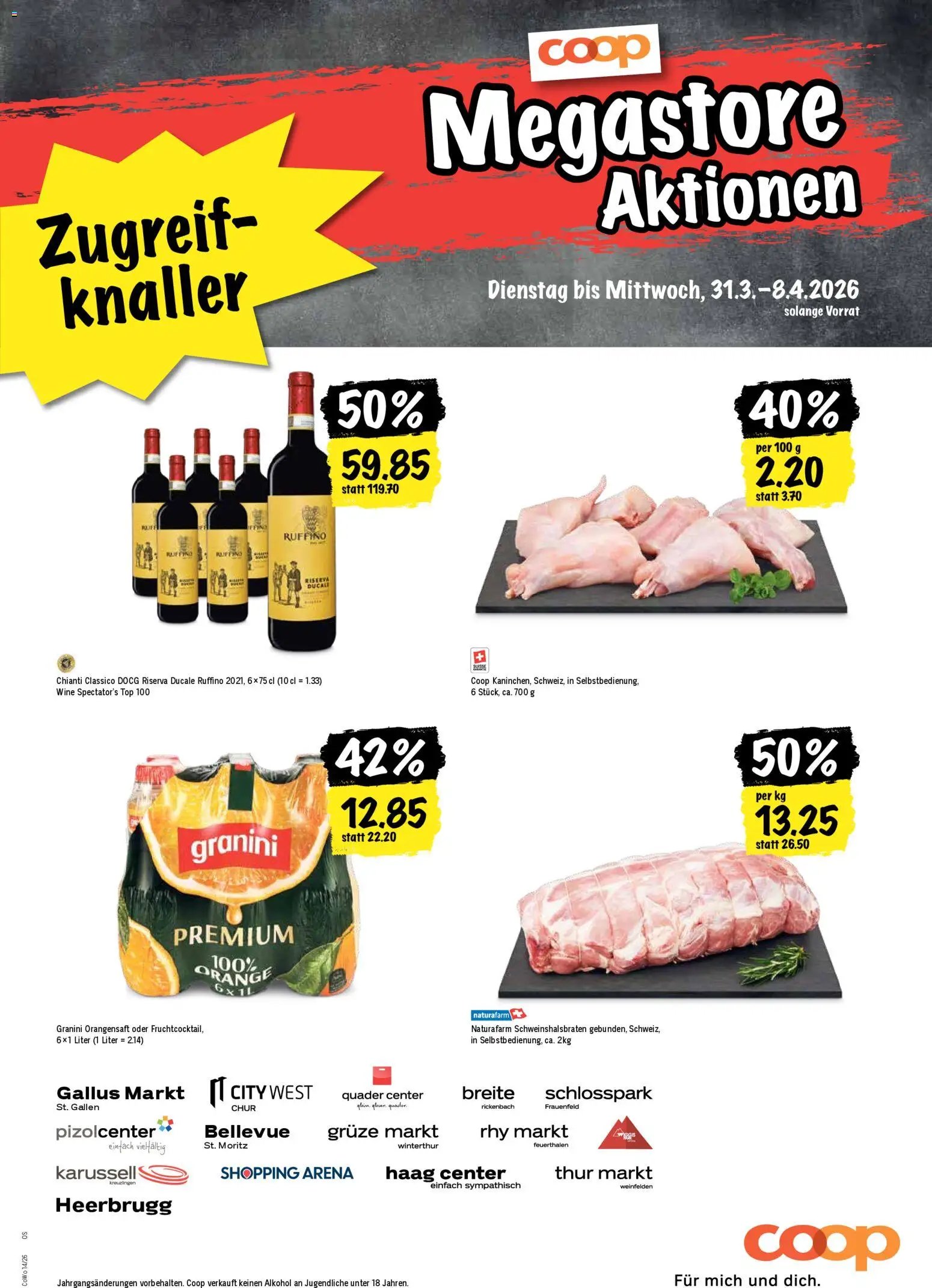 Coop aktionen (2026-03-31 - 2026-04-08)