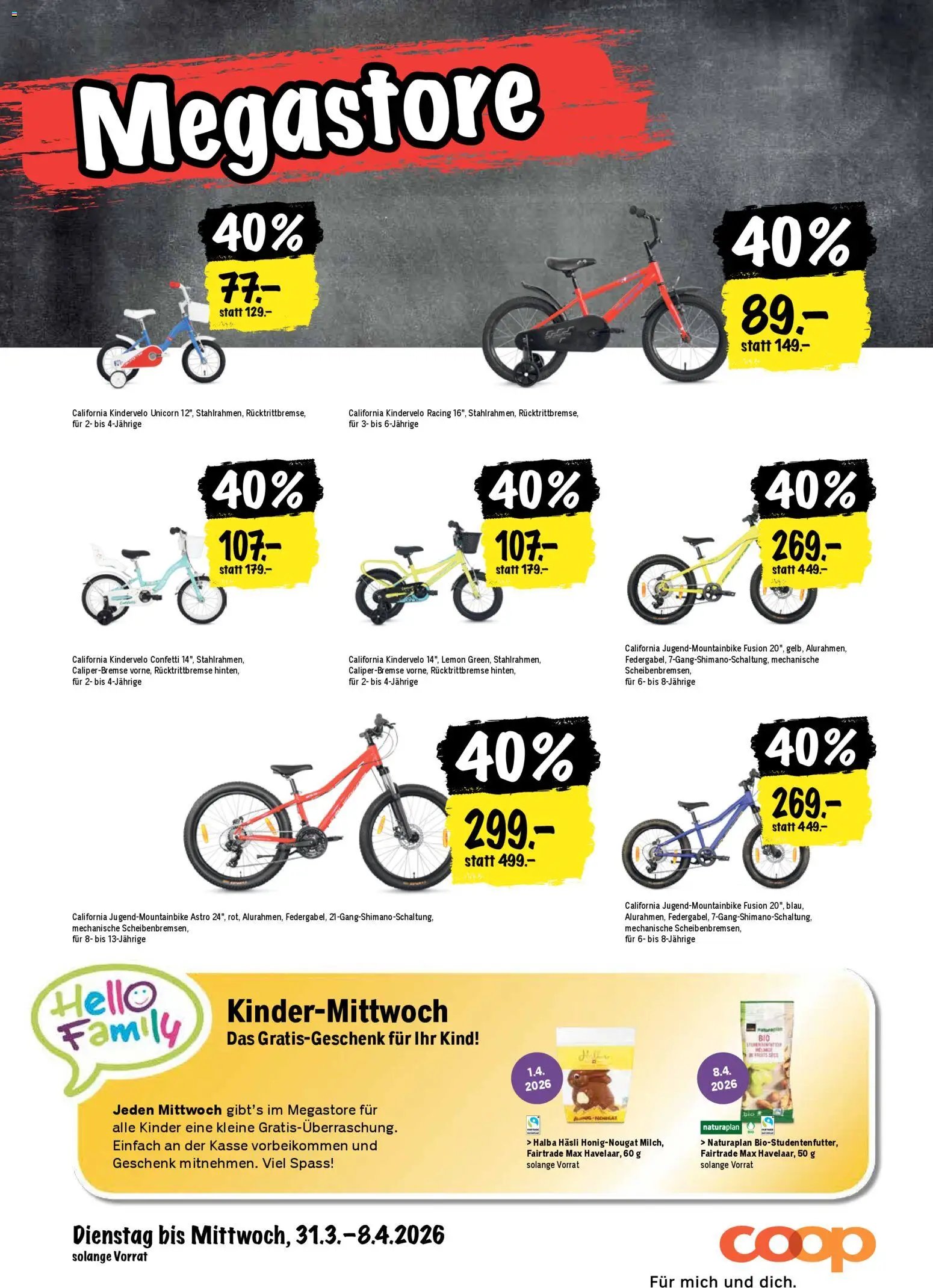 Coop aktionen (2026-03-31 - 2026-04-08)