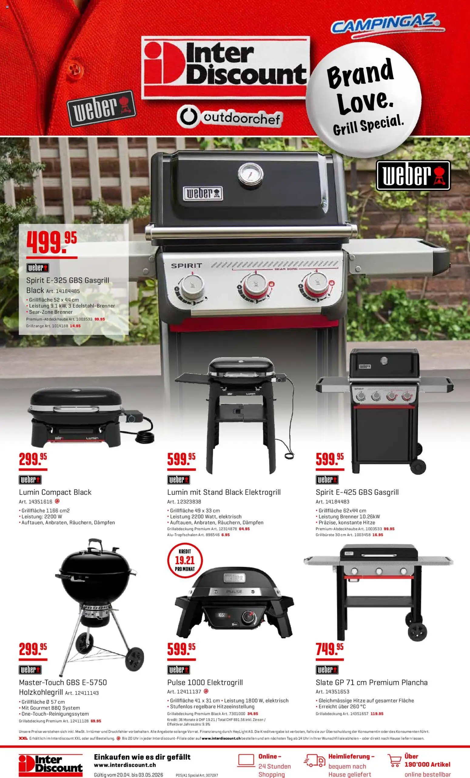 Interdiscount aktionen Grill und eScooter (2026-04-20 - 2026-05-03)