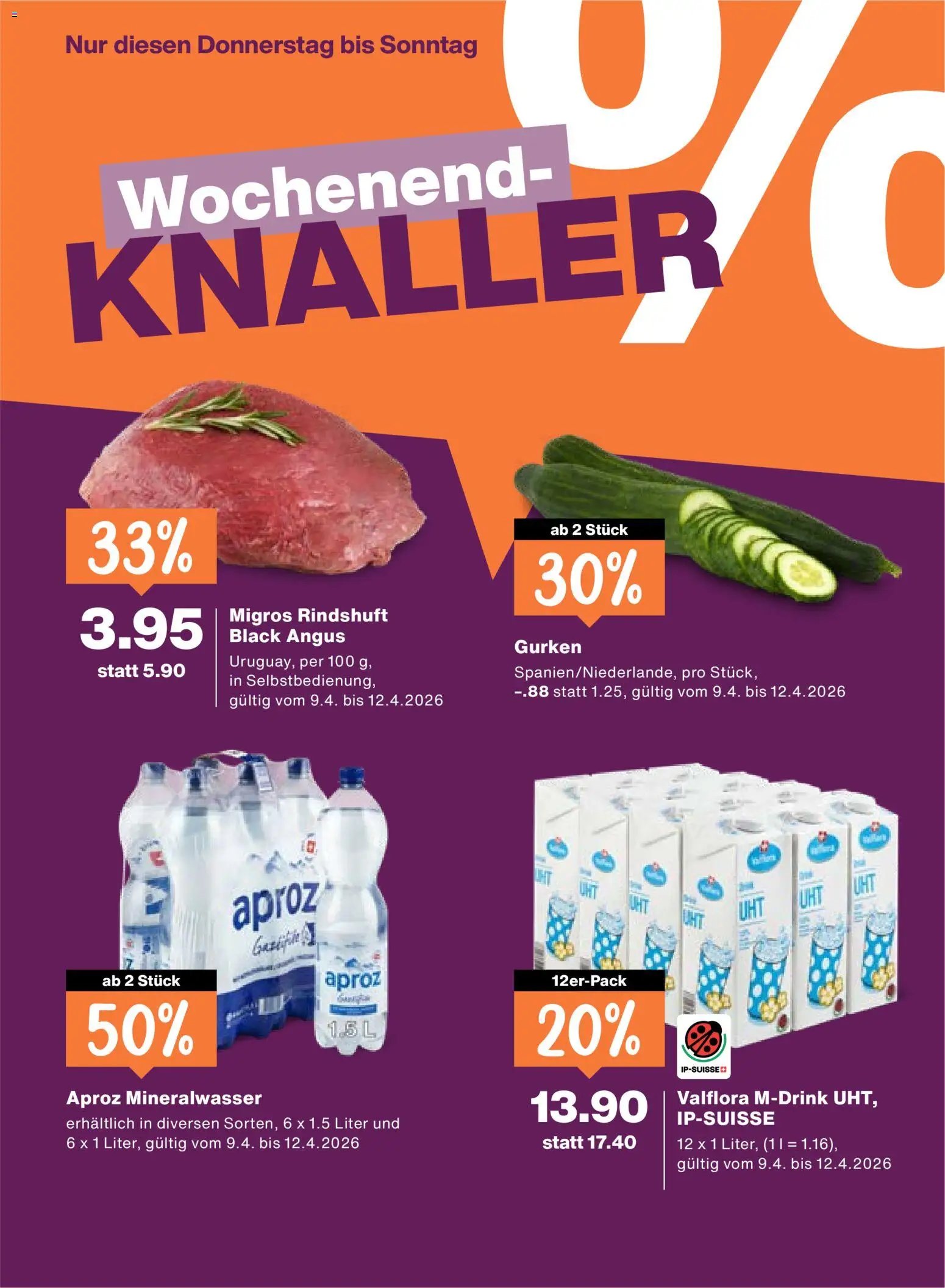 Migros aktionen (2026-04-09 - 2026-04-15)