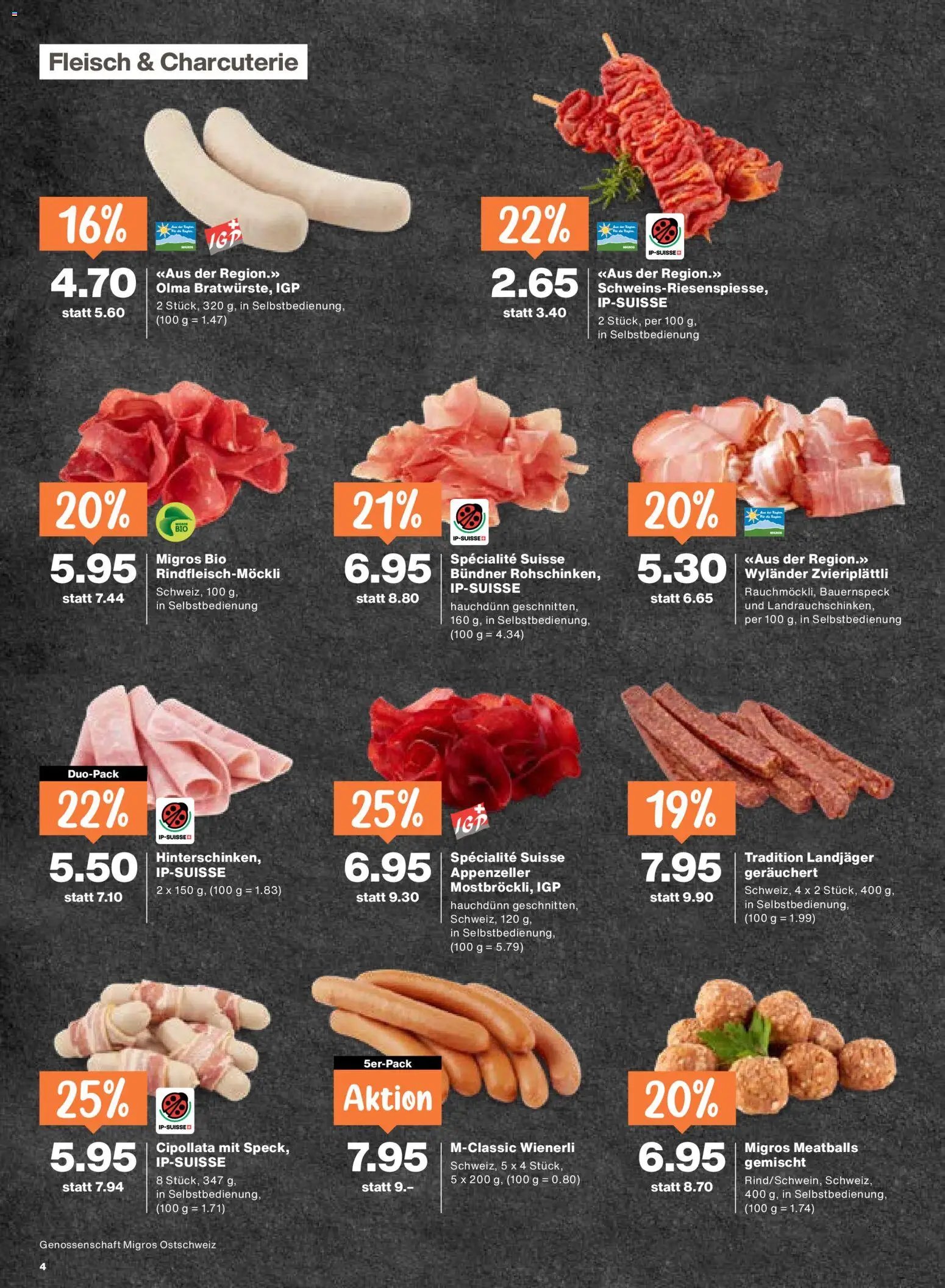 Migros aktionen (2026-04-09 - 2026-04-15)