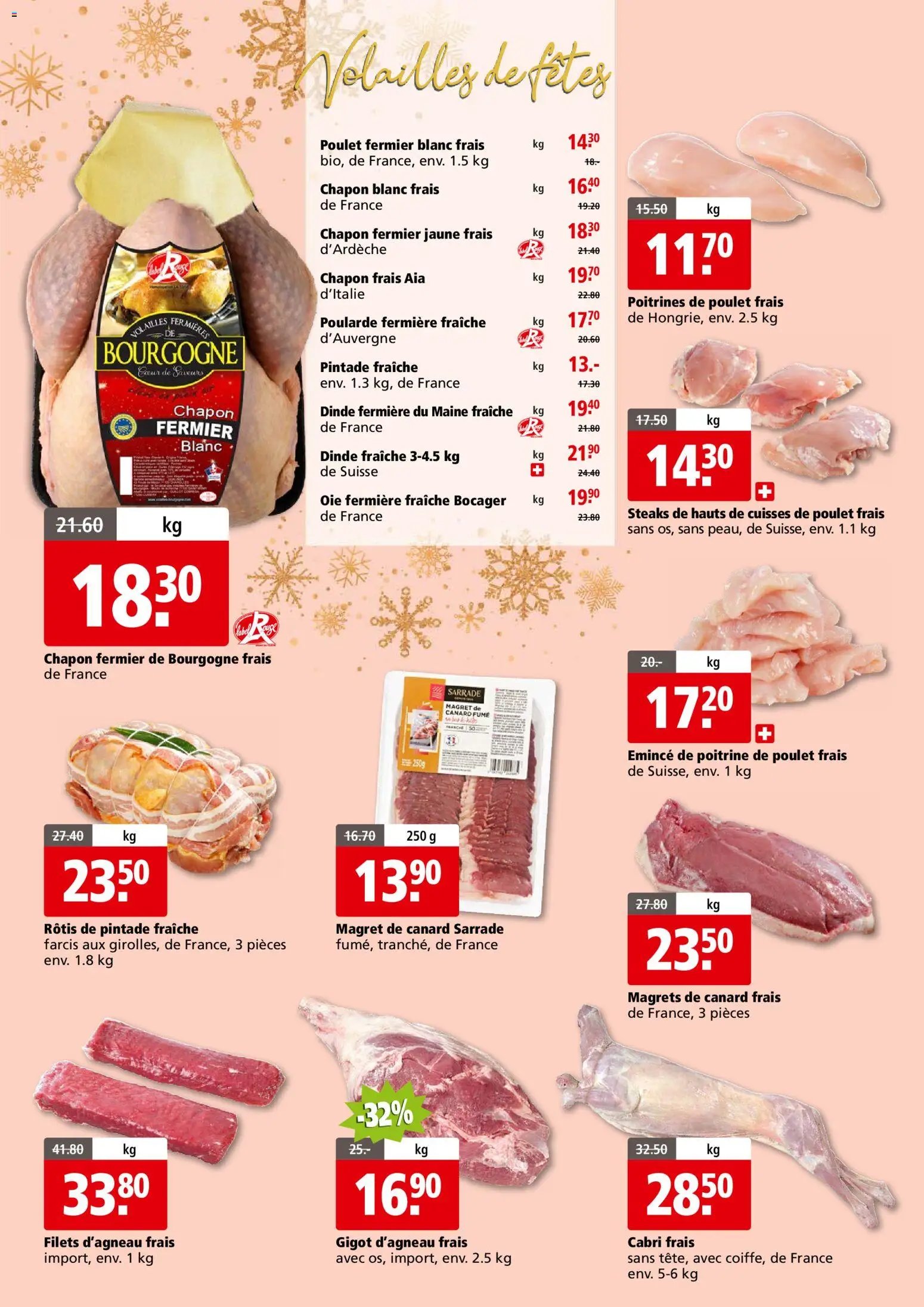 Aligro Aktionen Joyeuses Fêtes (2025-12-15 - 2025-12-24)