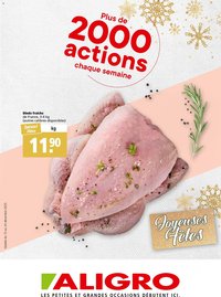 Aligro Aktionen Joyeuses Fêtes (2025-12-15 - 2025-12-24)