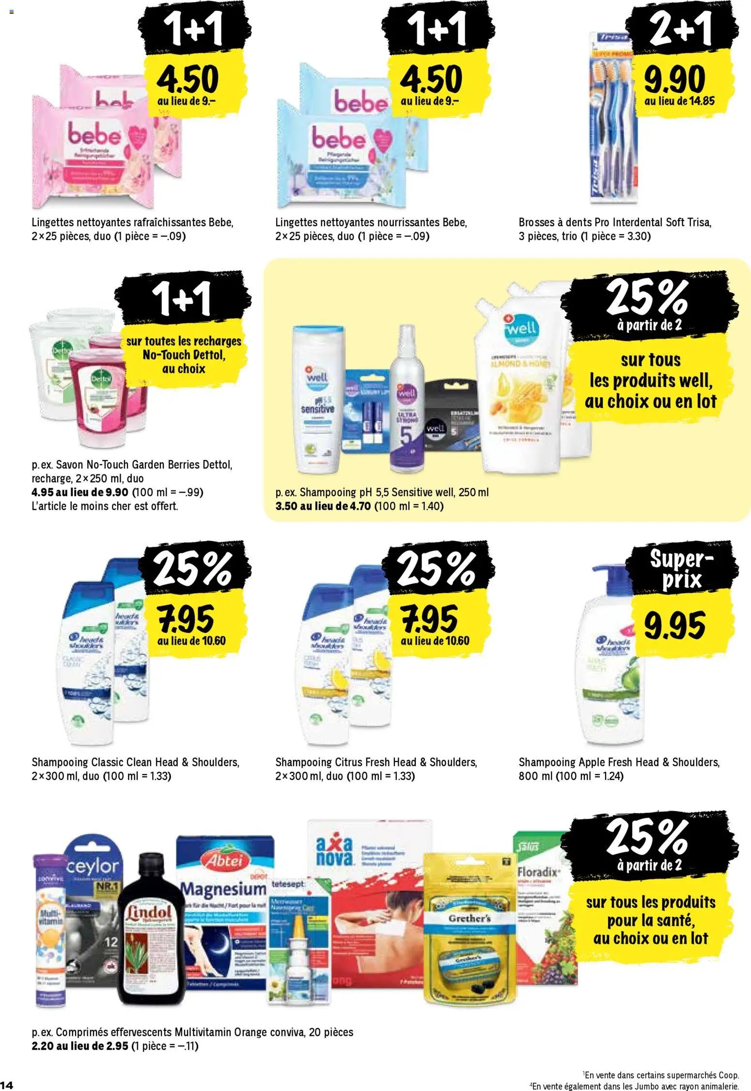 Coop - Les actions de la semaine (2026-01-08 - 2026-01-14) | 14