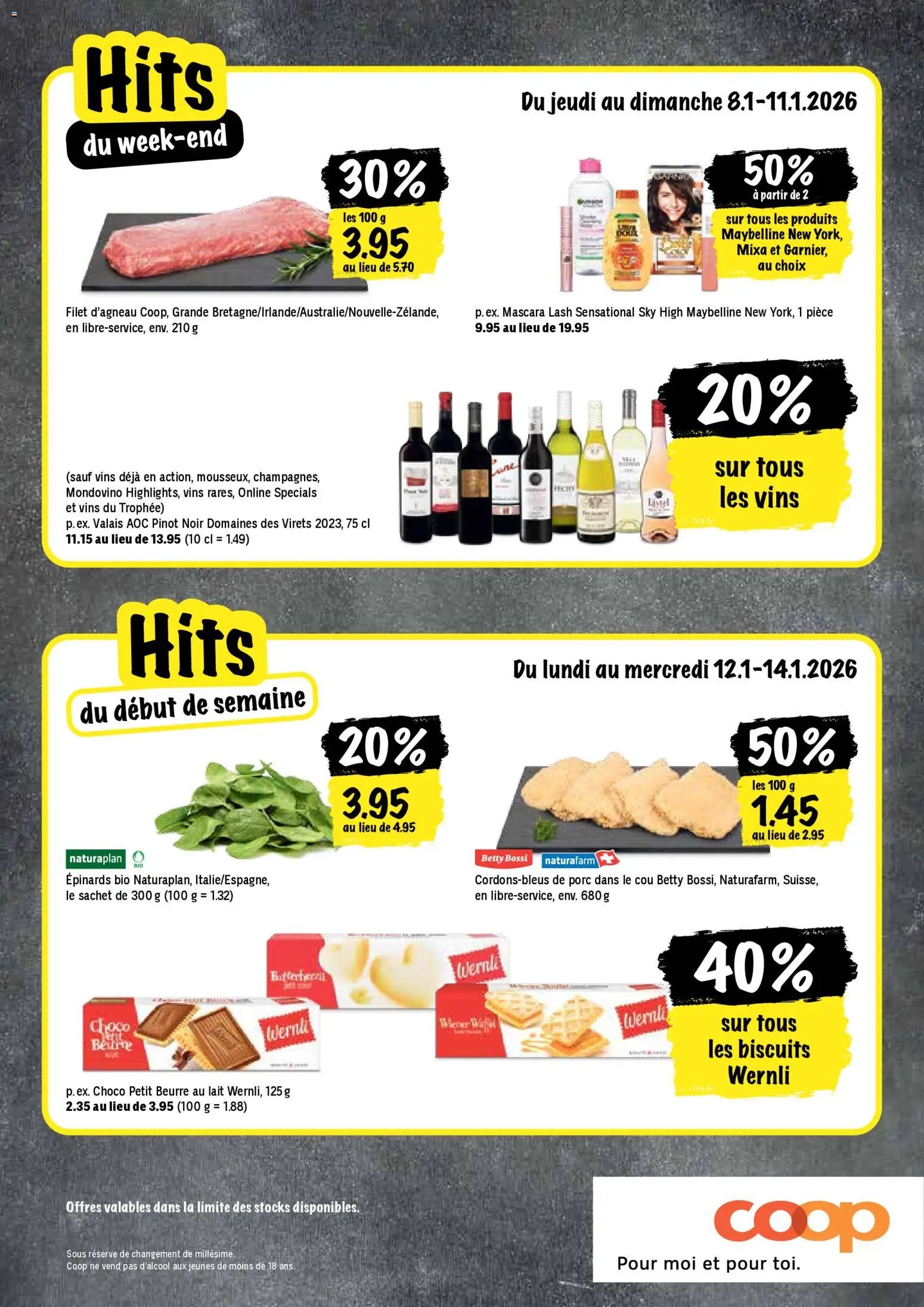 Coop - Les actions de la semaine (2026-01-08 - 2026-01-14) | 20