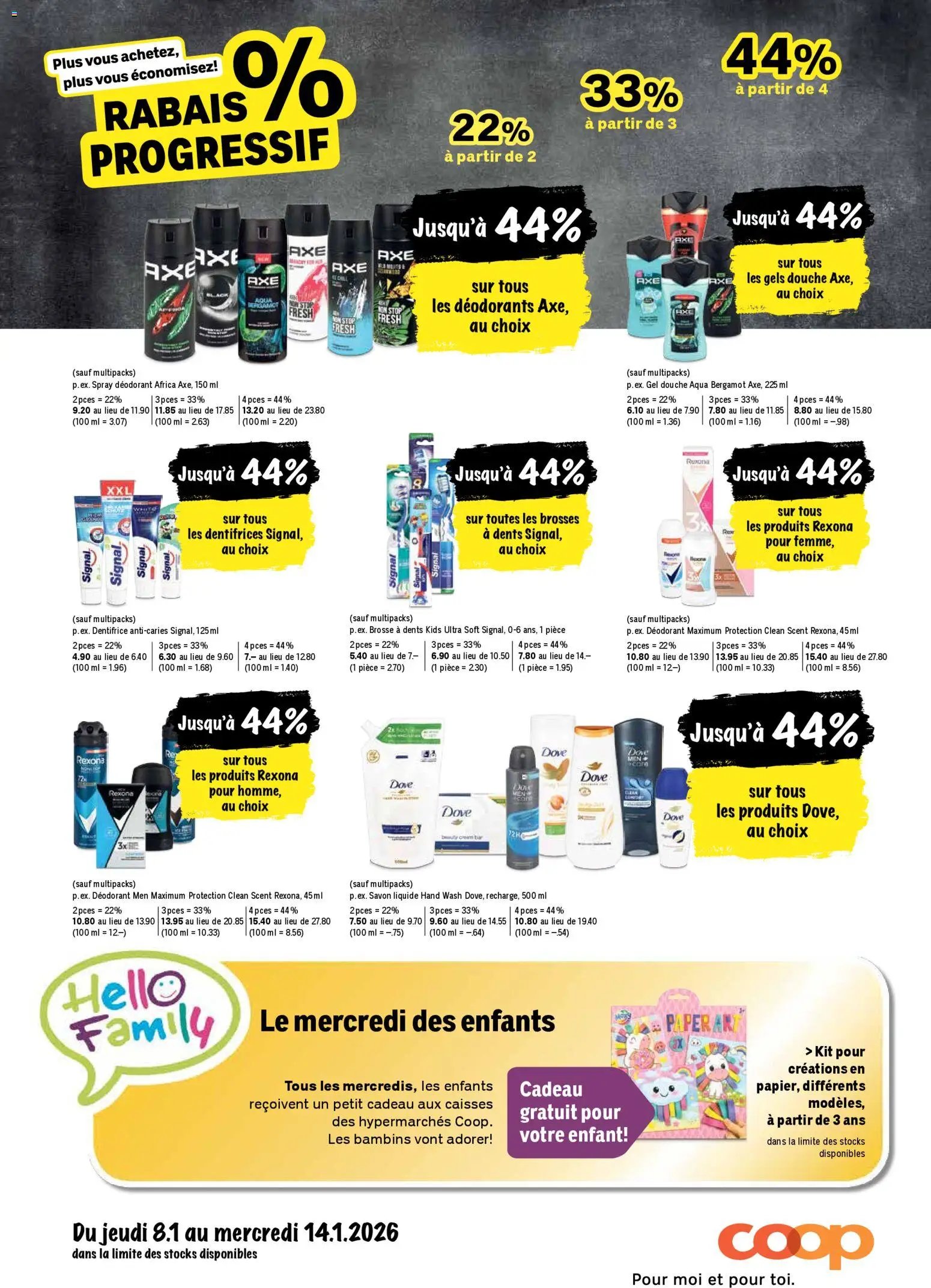 Coop - Les actions de la semaine (2026-01-08 - 2026-01-14) | 24