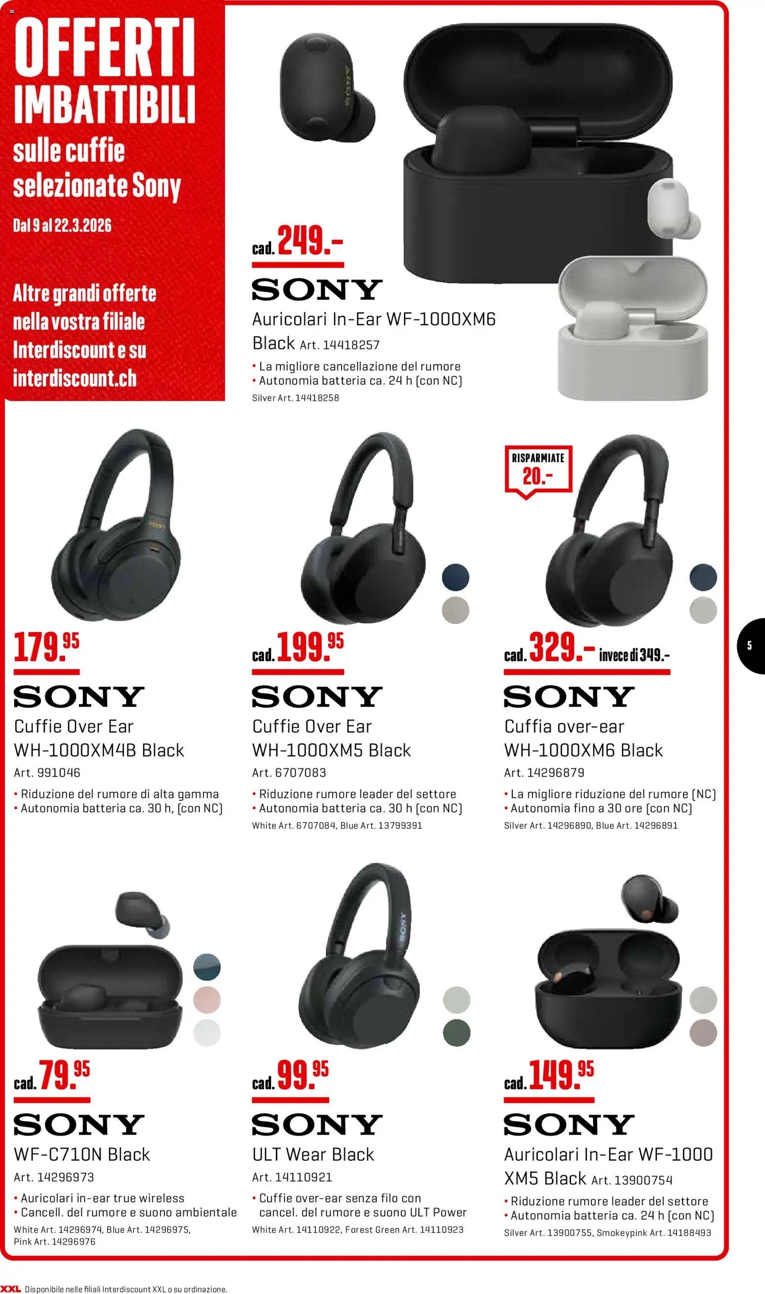 Interdiscount aktionen IT (2026-03-09 - 2026-03-22)