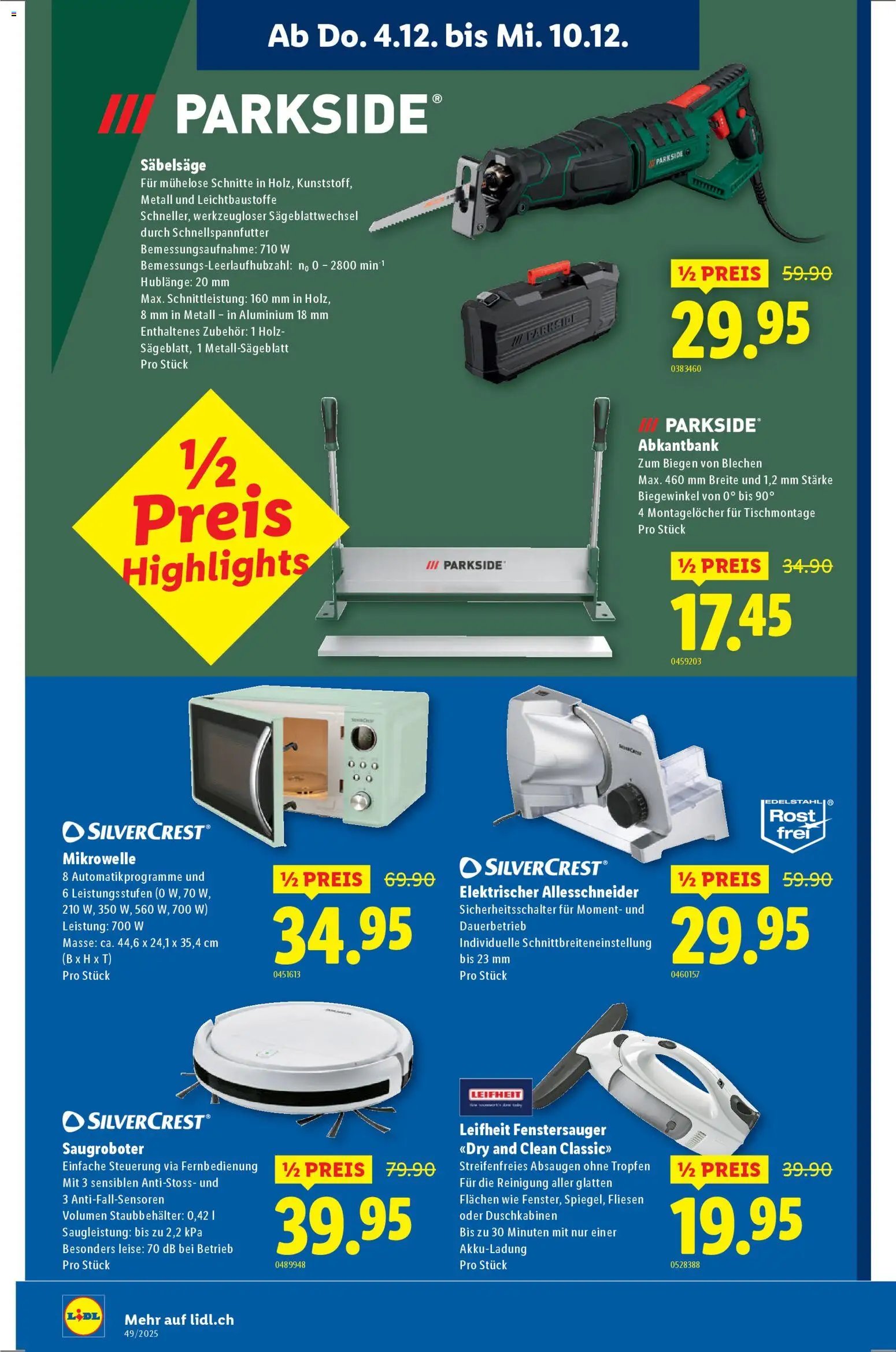 Lidl Aktionen Neueröffnung Bremgarten (2025-12-04 - 2025-12-10) | 2