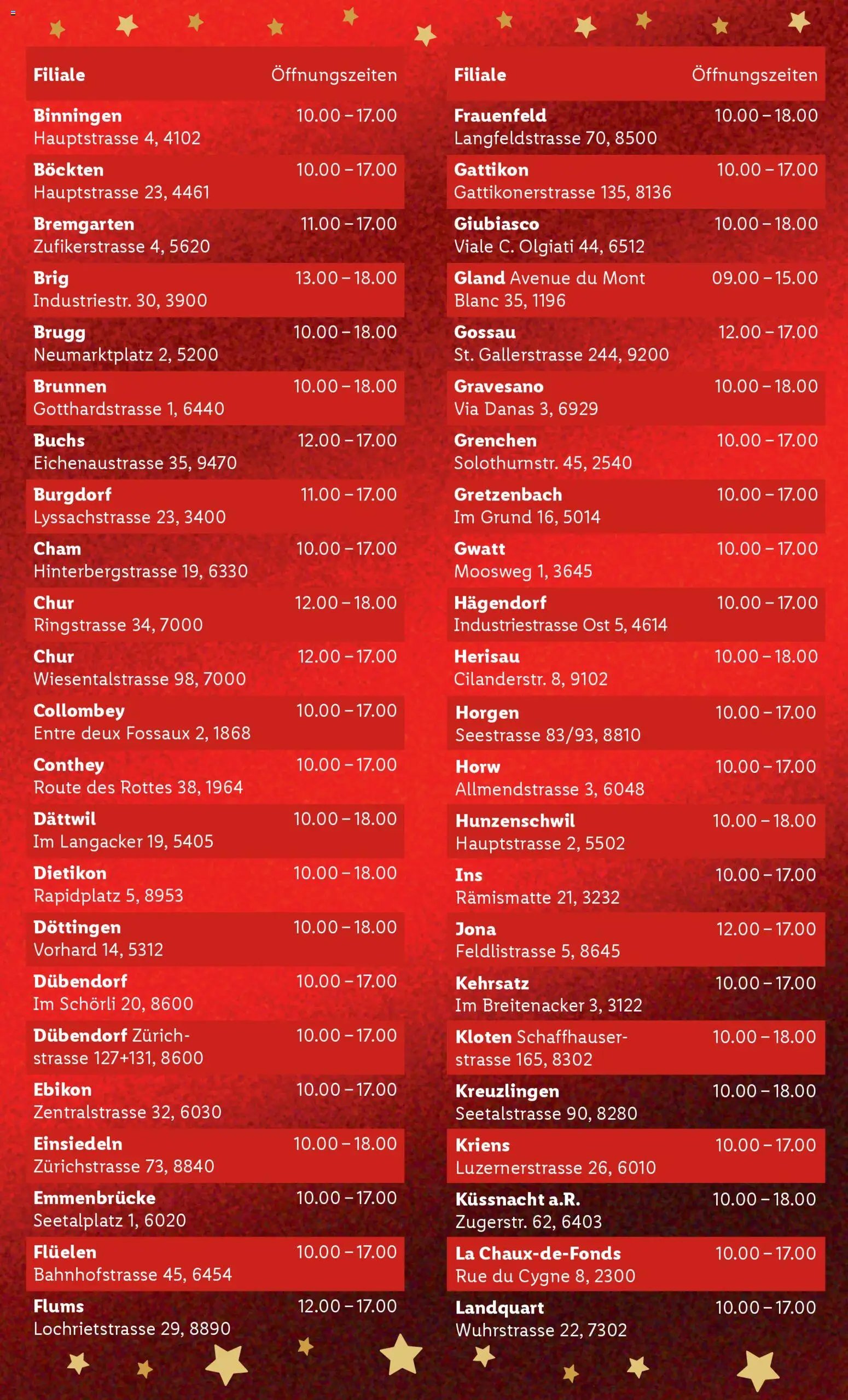 Lidl Aktionen Grosser Sonntagsverkauf (2025-12-21 - 2025-12-21) | 2