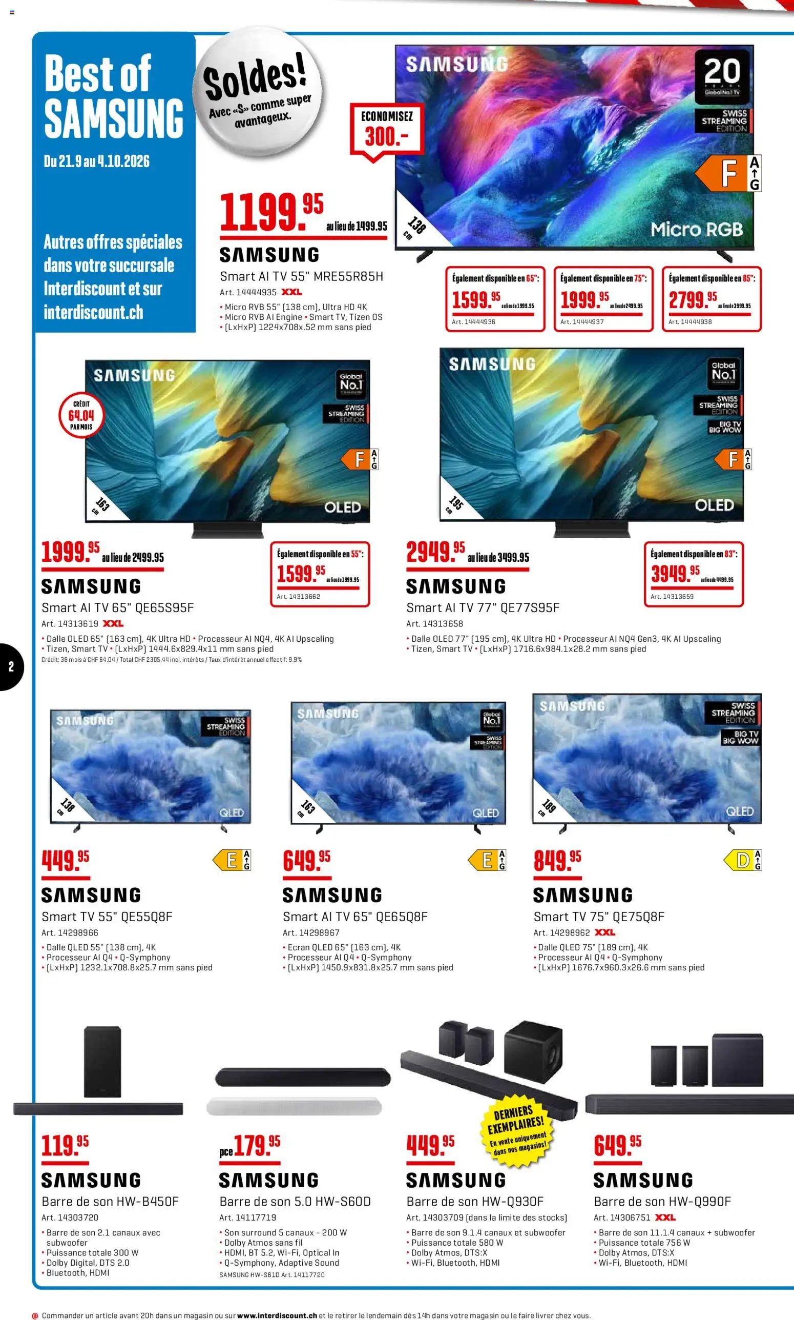Interdiscount aktionen FR