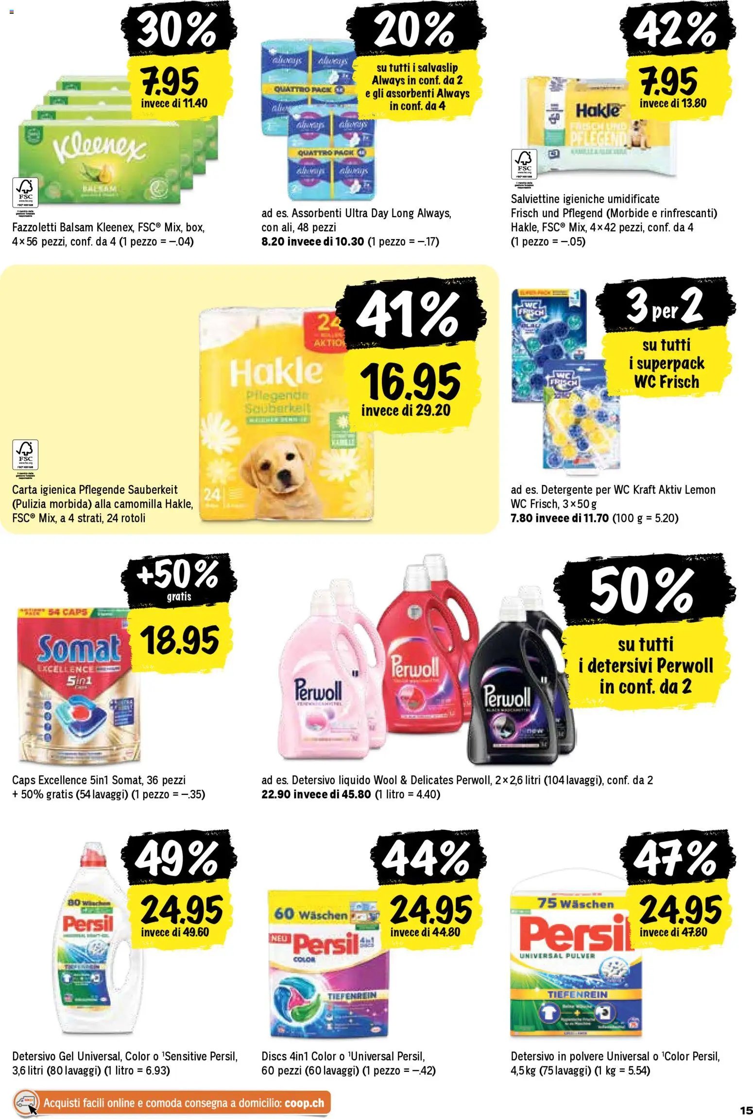 Coop - Una settimana di azioni (2026-01-15 - 2026-01-21) | 15