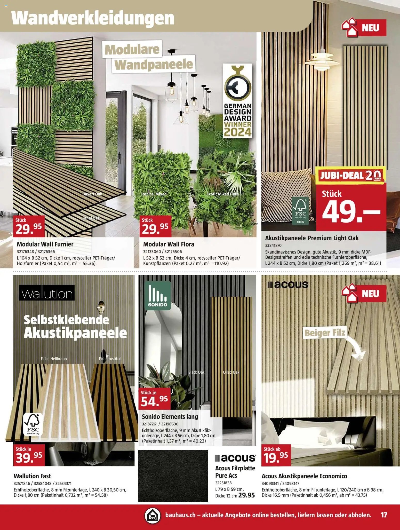 Bauhaus aktionen