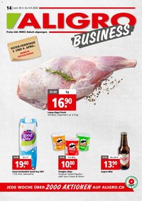 Aligro aktionen Business Schlieren, Gossau SG, Frauenfeld, Rapperswil-Jona, Sargans, Bern (2026-03-30 - 2026-04-04)