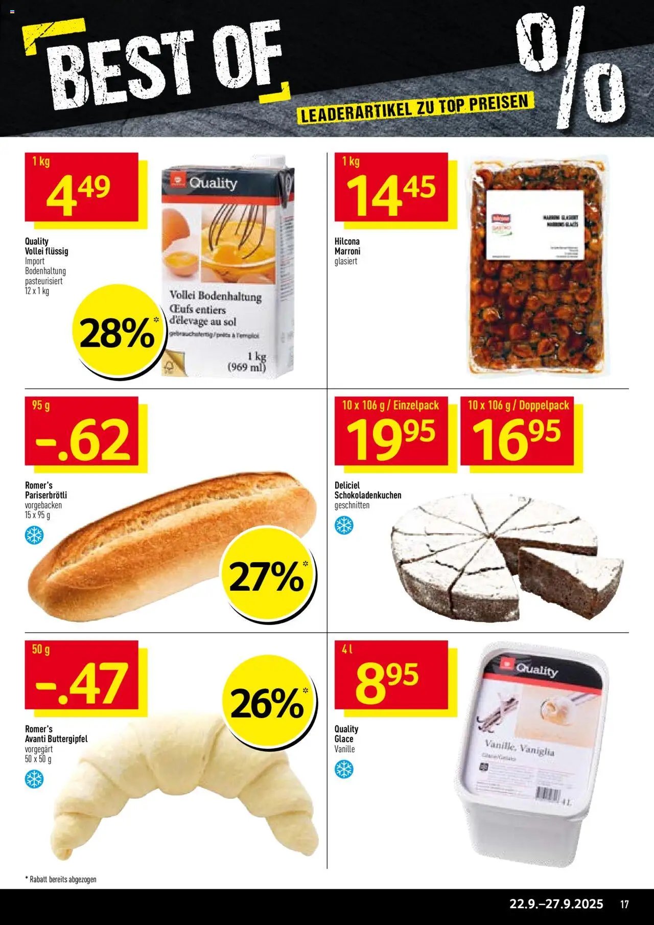 Prodega Aktionen (2025-09-22 - 2025-09-27)