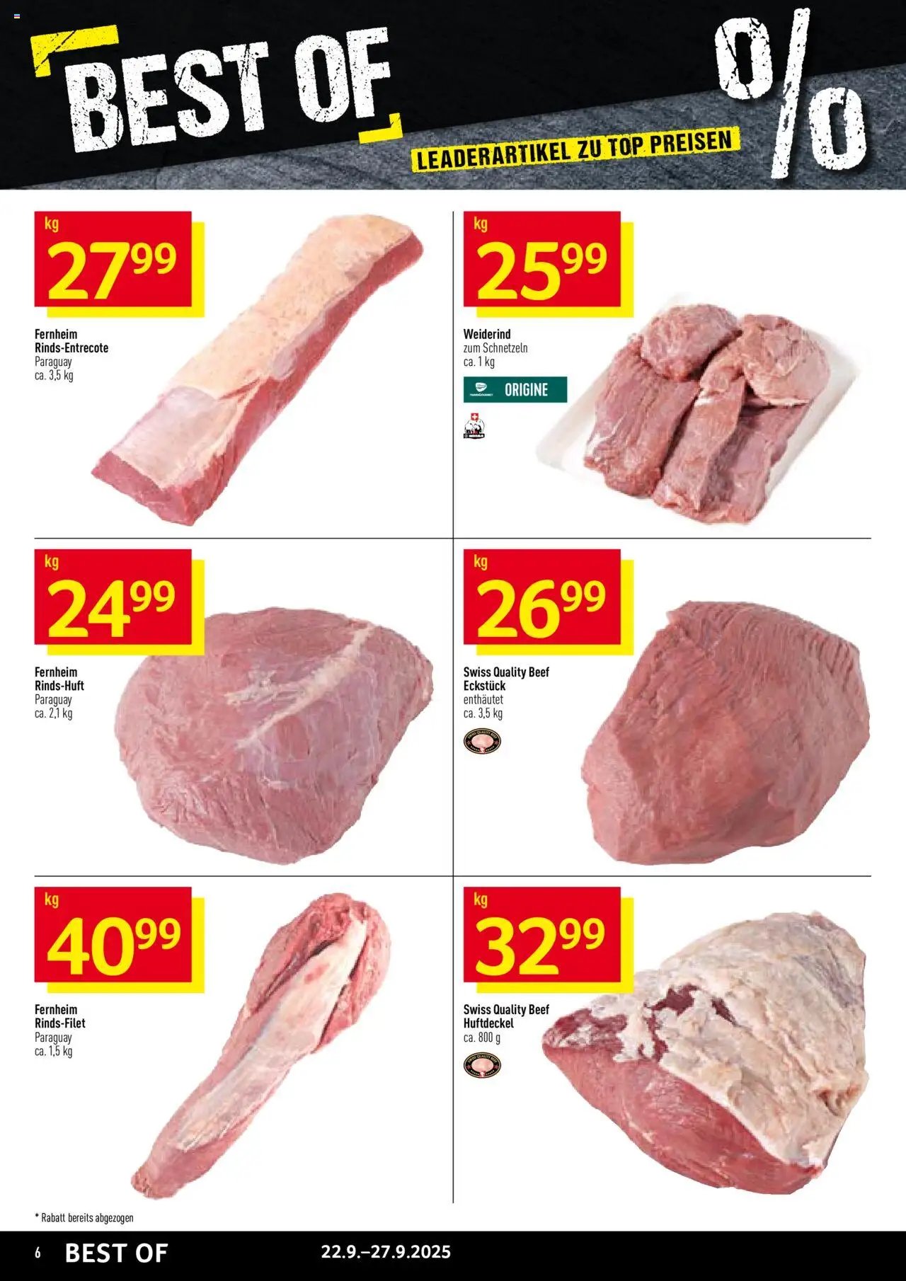 Prodega Aktionen (2025-09-22 - 2025-09-27)