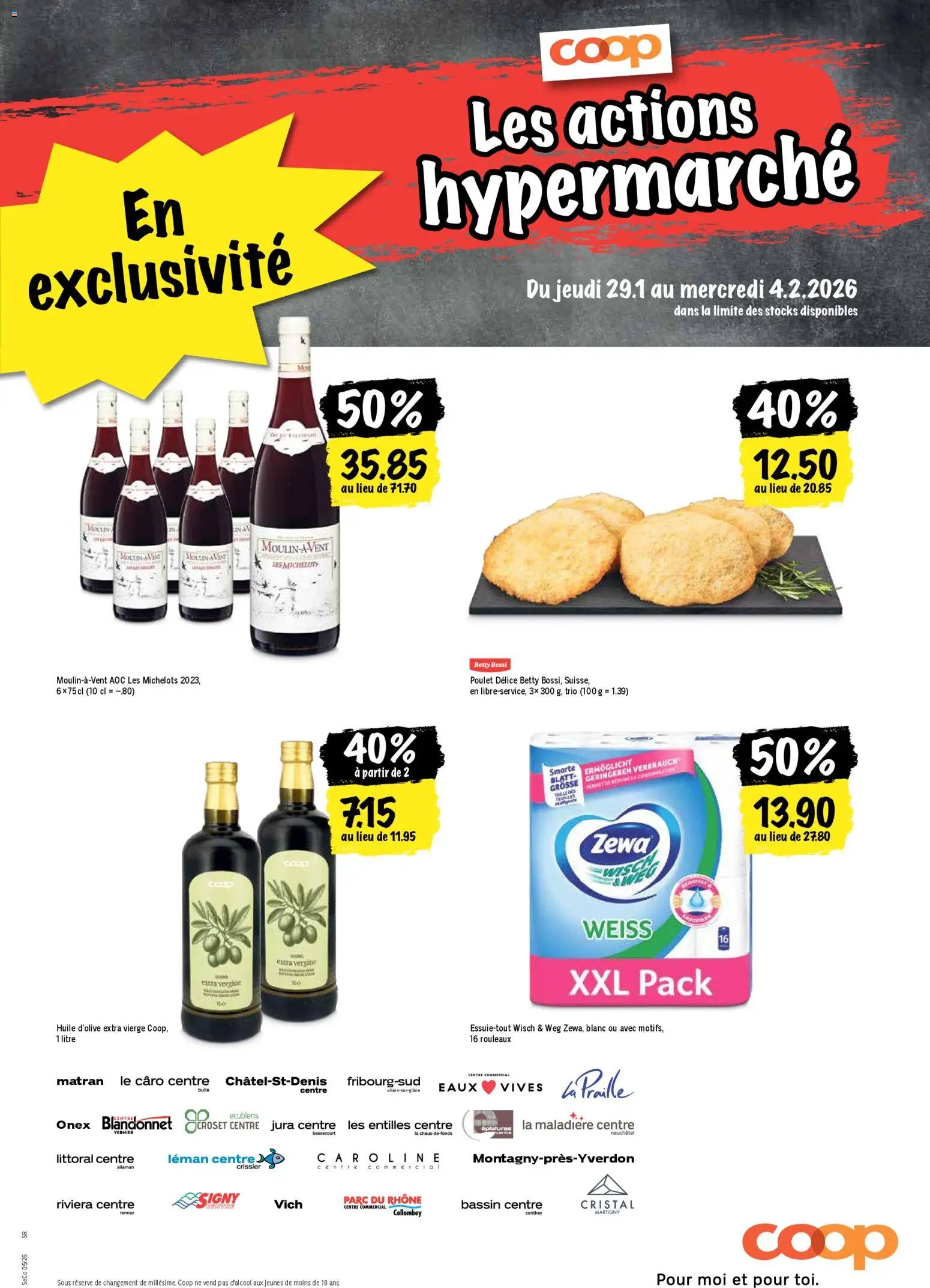 Coop - Les actions de la semaine (2026-01-29 - 2026-02-04)