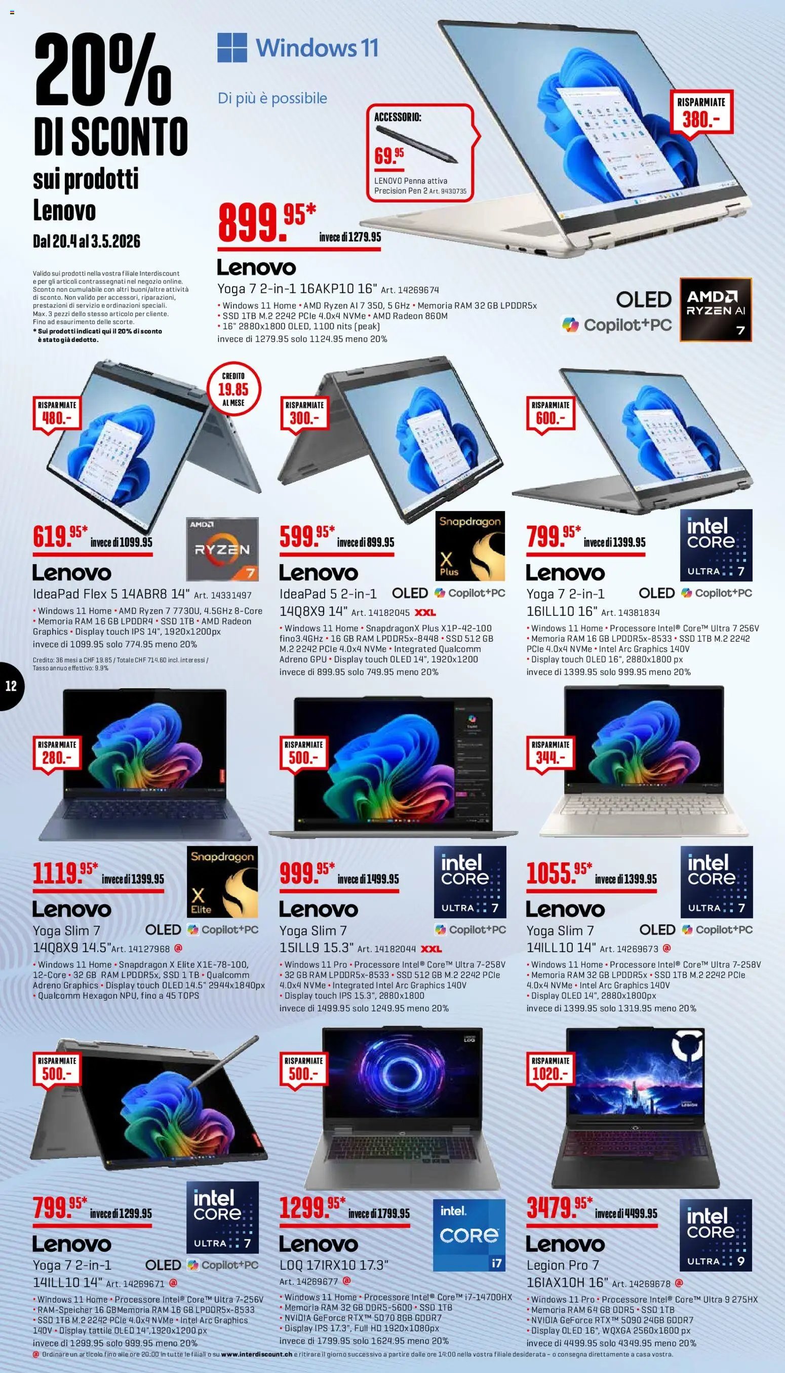 Interdiscount aktionen IT (2026-04-20 - 2026-05-03) | 12