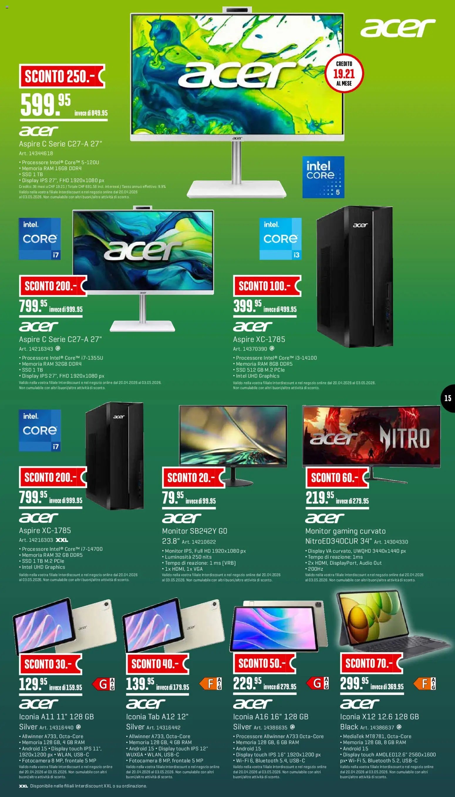 Interdiscount aktionen IT (2026-04-20 - 2026-05-03) | 15