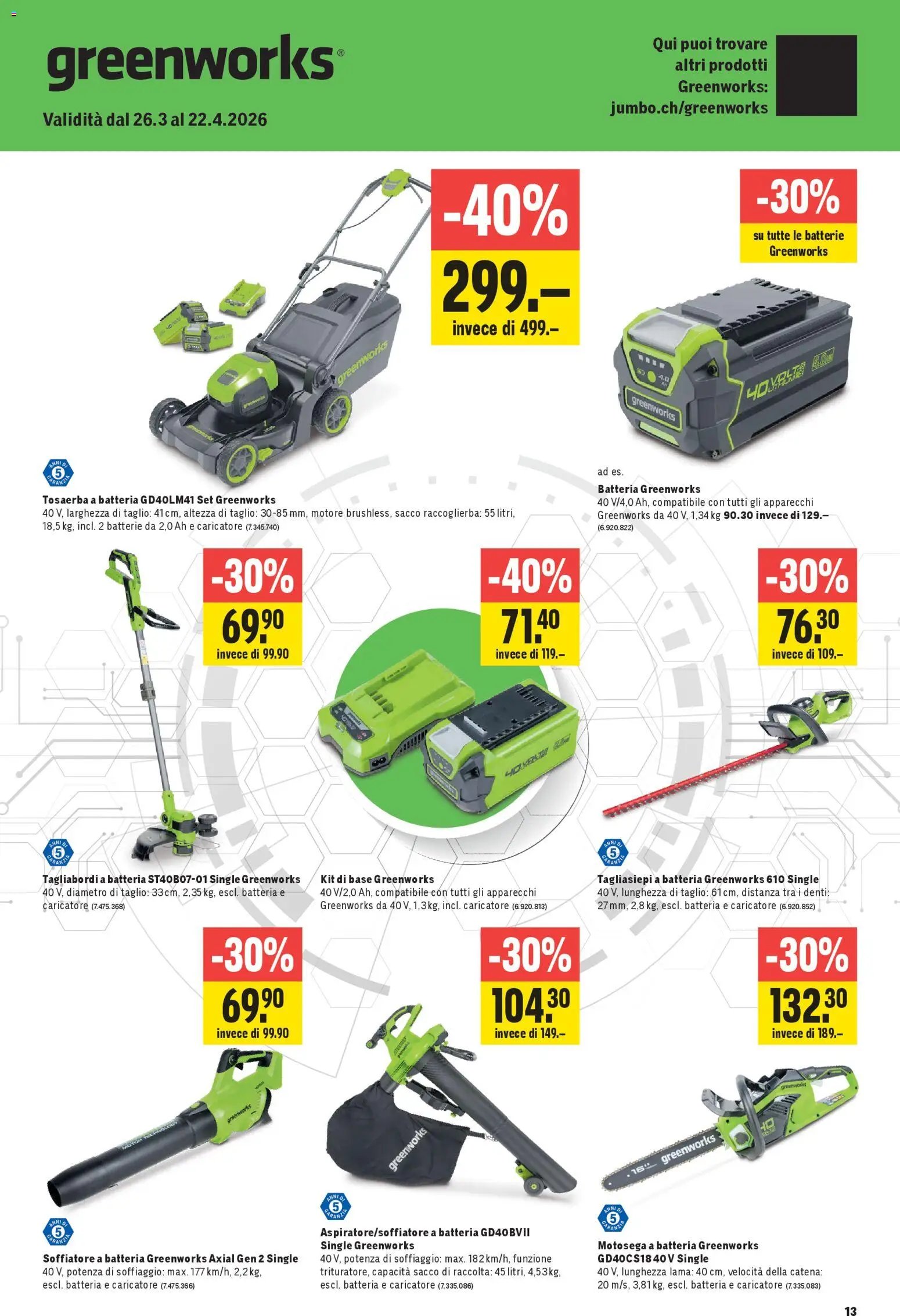 Jumbo aktionen IT (2026-03-26 - 2026-04-08) | 13