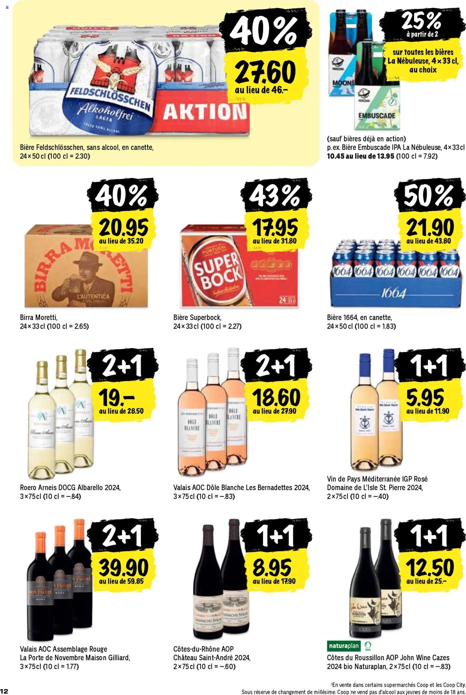 Coop - Les actions de la semaine (2025-12-29 - 2026-01-07) | 12