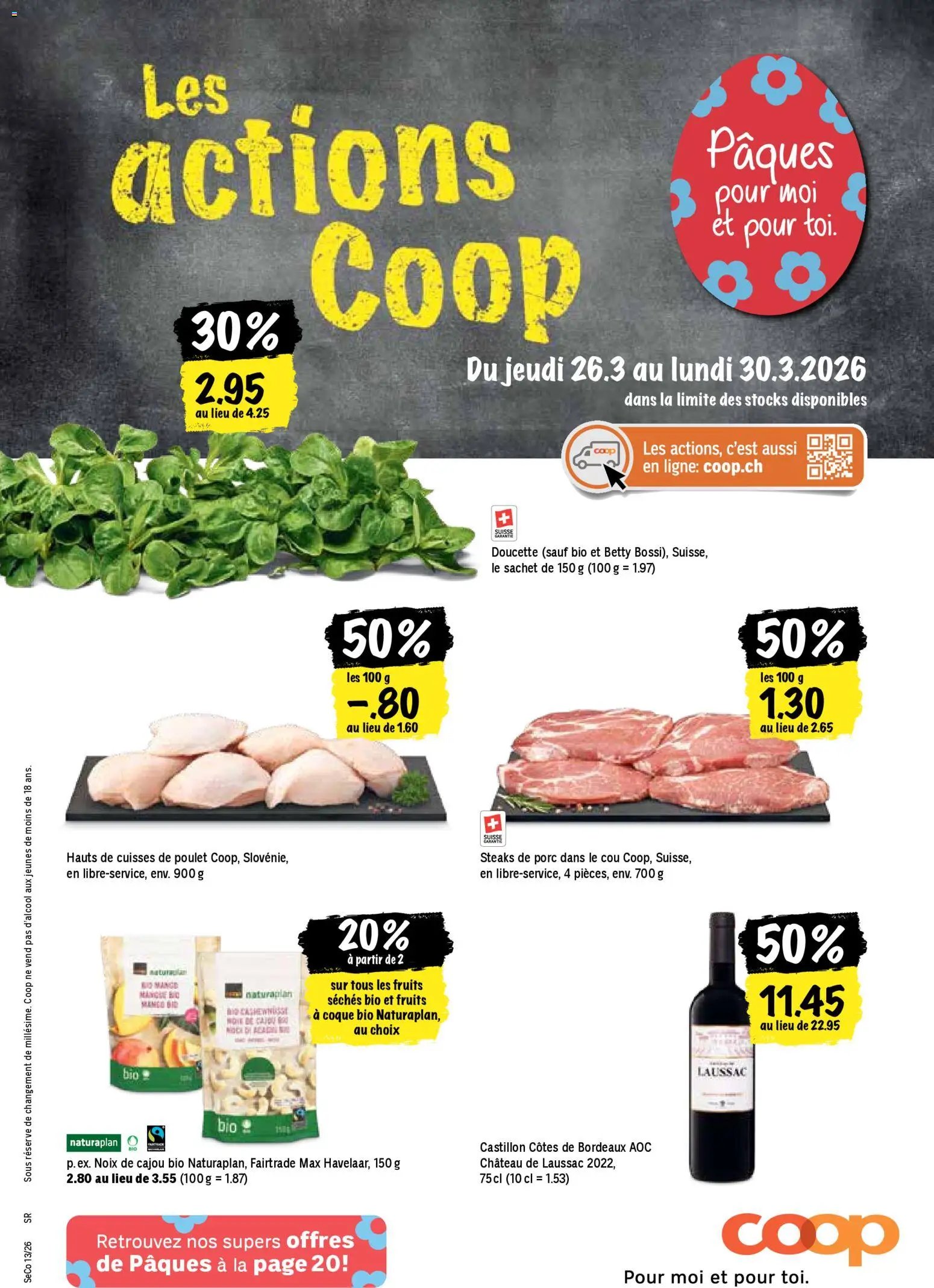 Coop aktionen FR (2026-03-26 - 2026-03-30) | 1