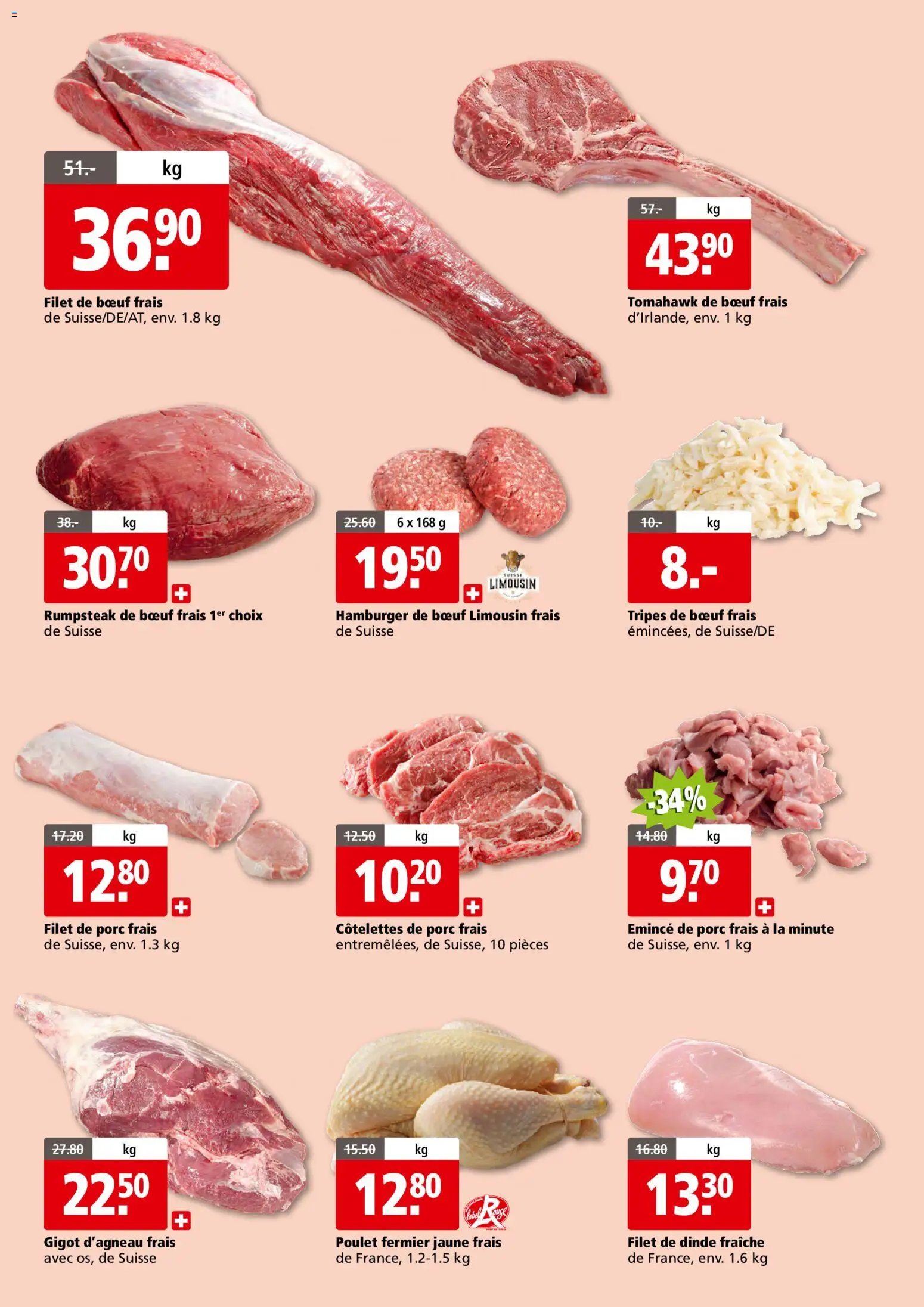 Aligro Aktionen Chasse Chavannes, Matran, Genève, Sion (2025-10-27 - 2025-11-01) | 2