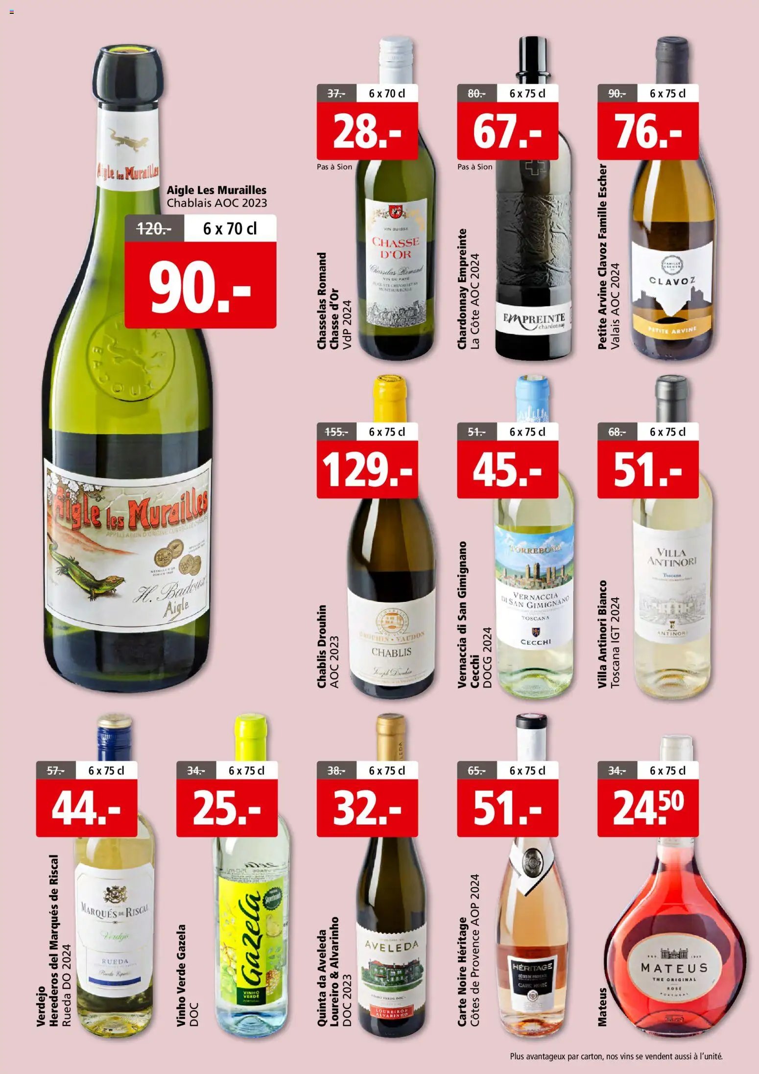 Aligro Aktionen Chasse Chavannes, Matran, Genève, Sion (2025-10-27 - 2025-11-01) | 10