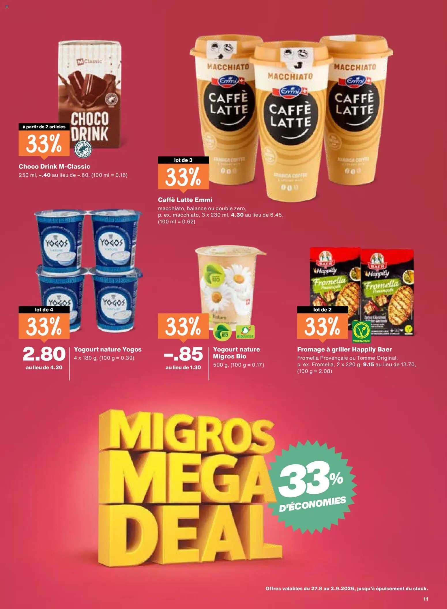 Migros aktionen FR