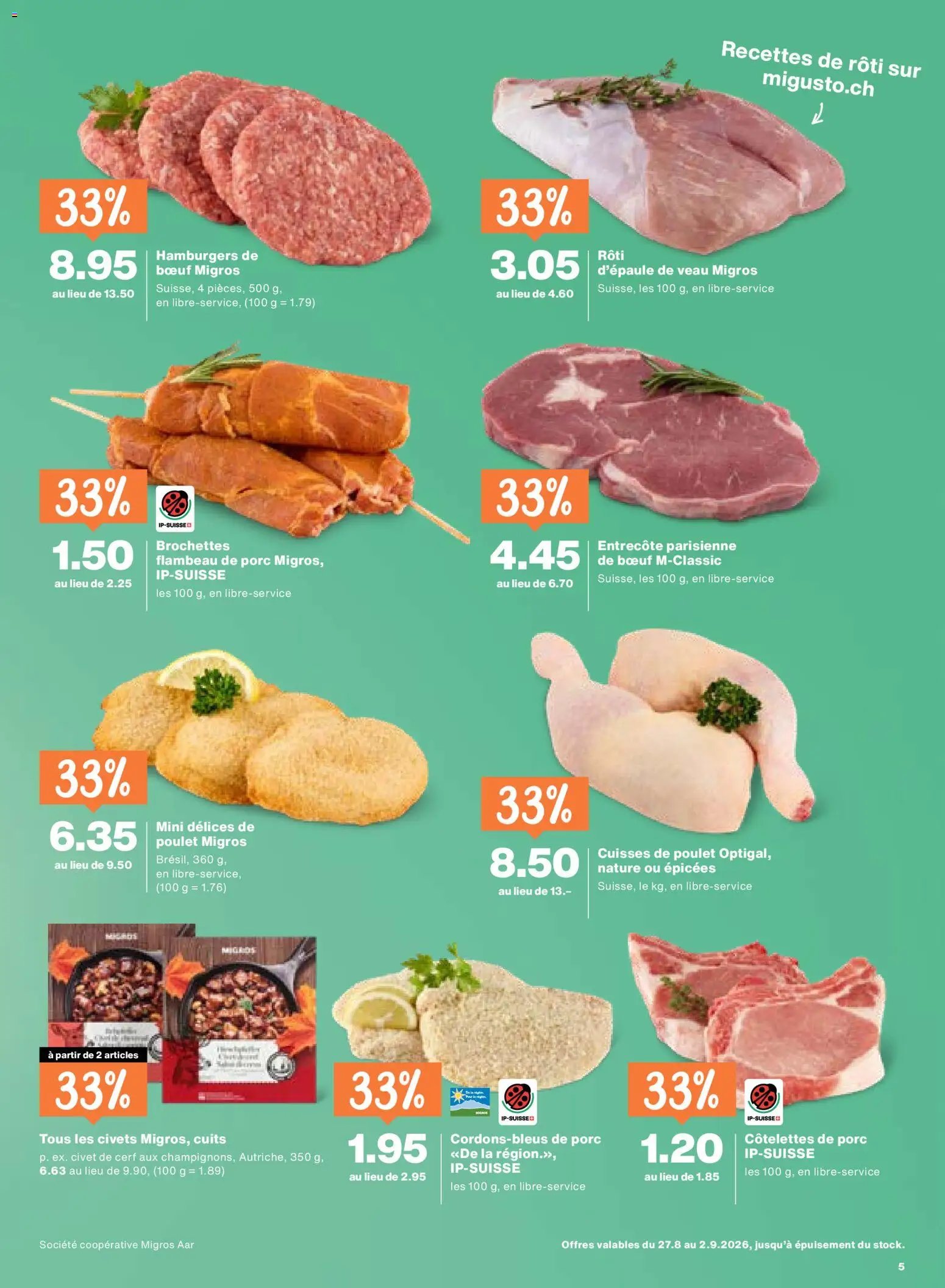 Migros aktionen FR