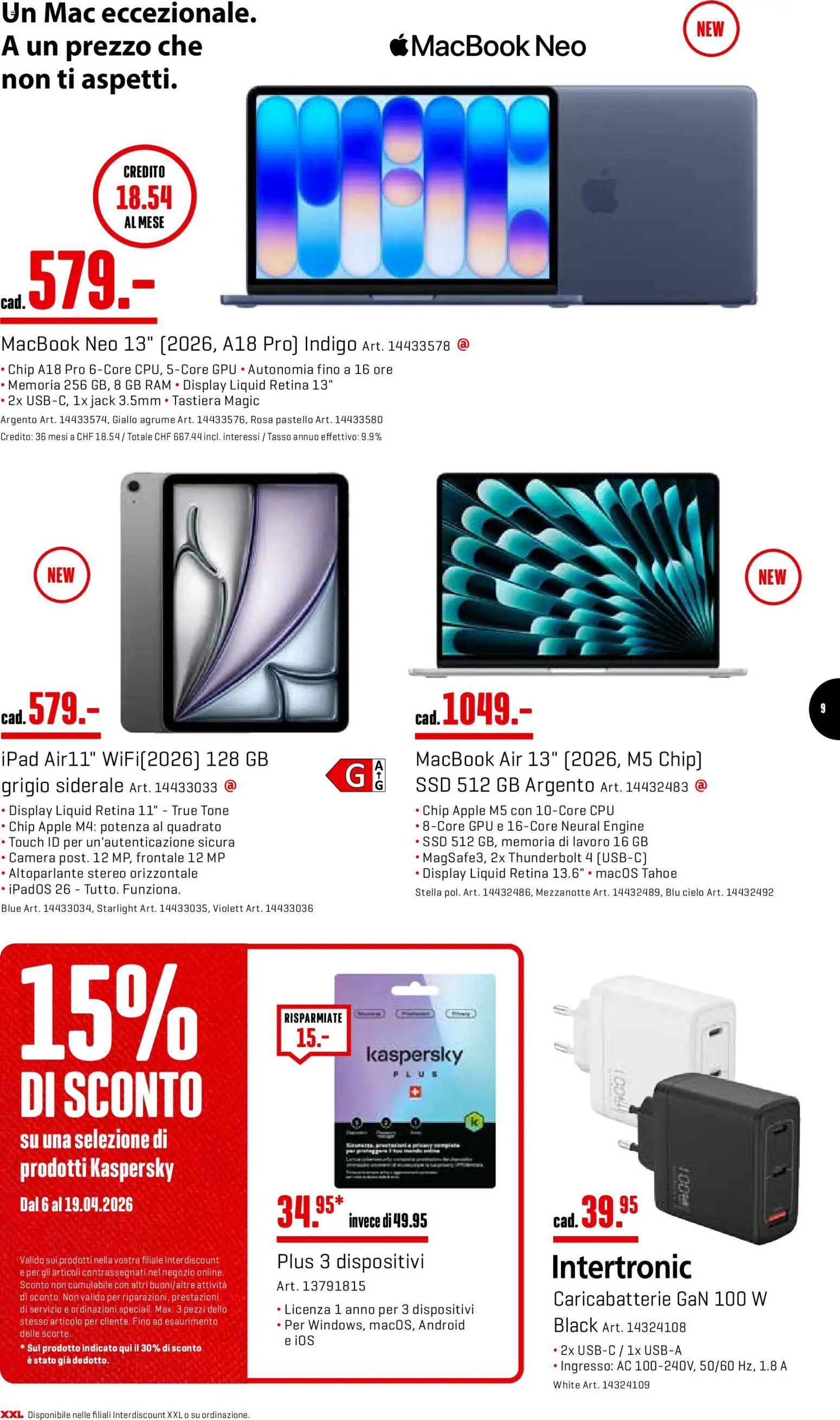 Interdiscount aktionen IT (2026-04-06 - 2026-04-19) | 9