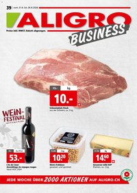 Aligro aktionen Business Chavannes, Matran, Genf, Sitten