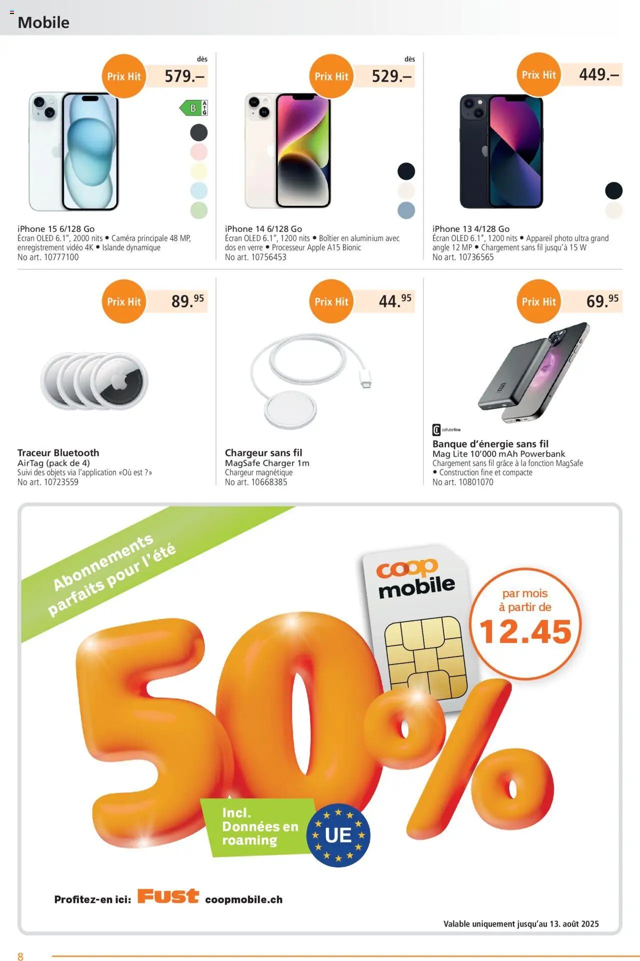 Fust Aktionen FR (2025-07-28 - 2025-08-24)
