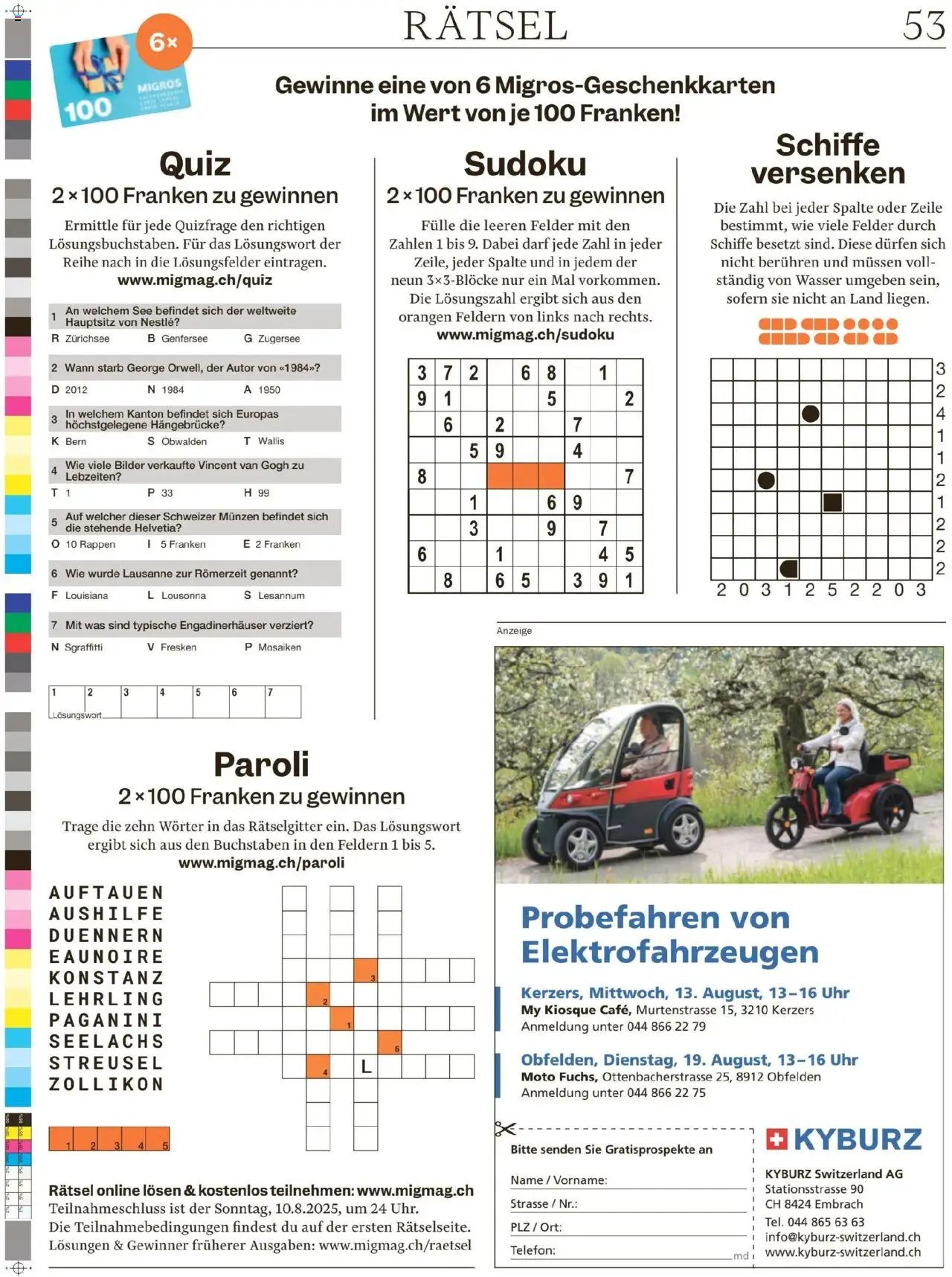 Migros - Magazin (2025-08-05 - 2025-08-11)