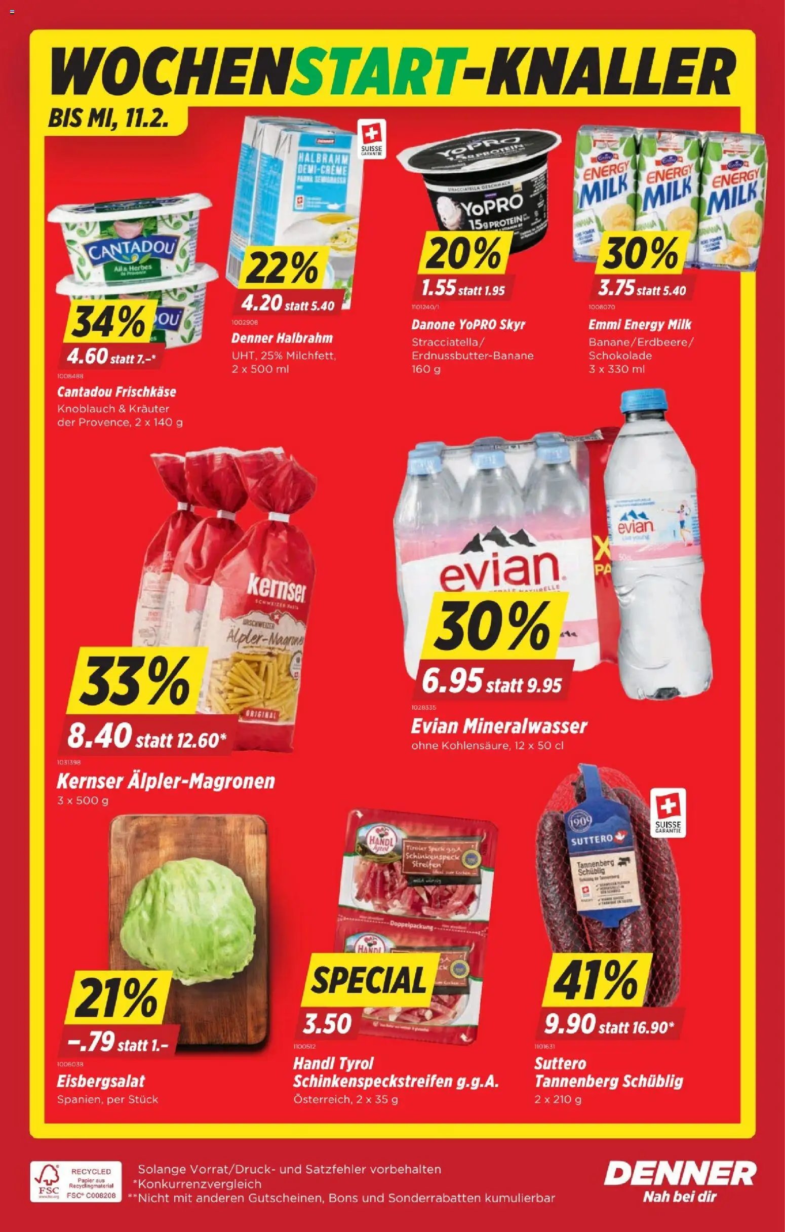 Denner Aktionen (2026-02-05 - 2026-02-11)
