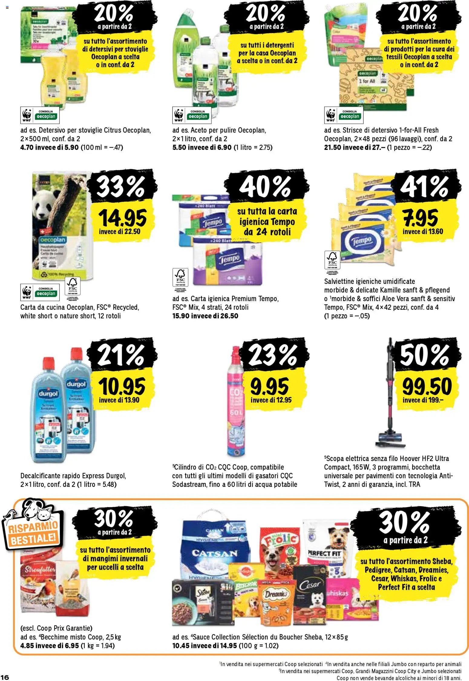 Coop - Una settimana di azioni (2026-01-29 - 2026-02-04)