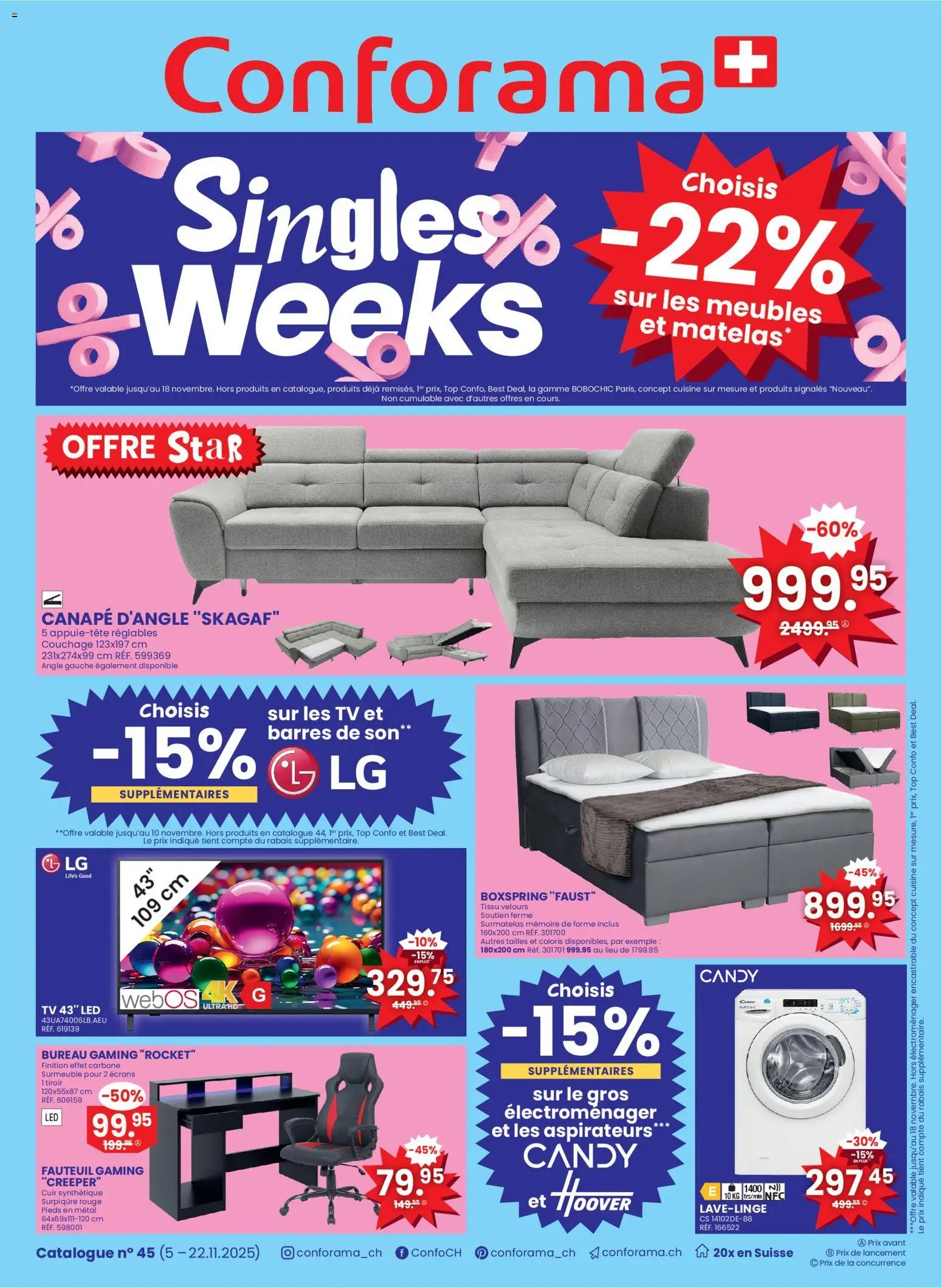 Conforama Aktionen Singles FR (2025-11-05 - 2025-11-22) | 1